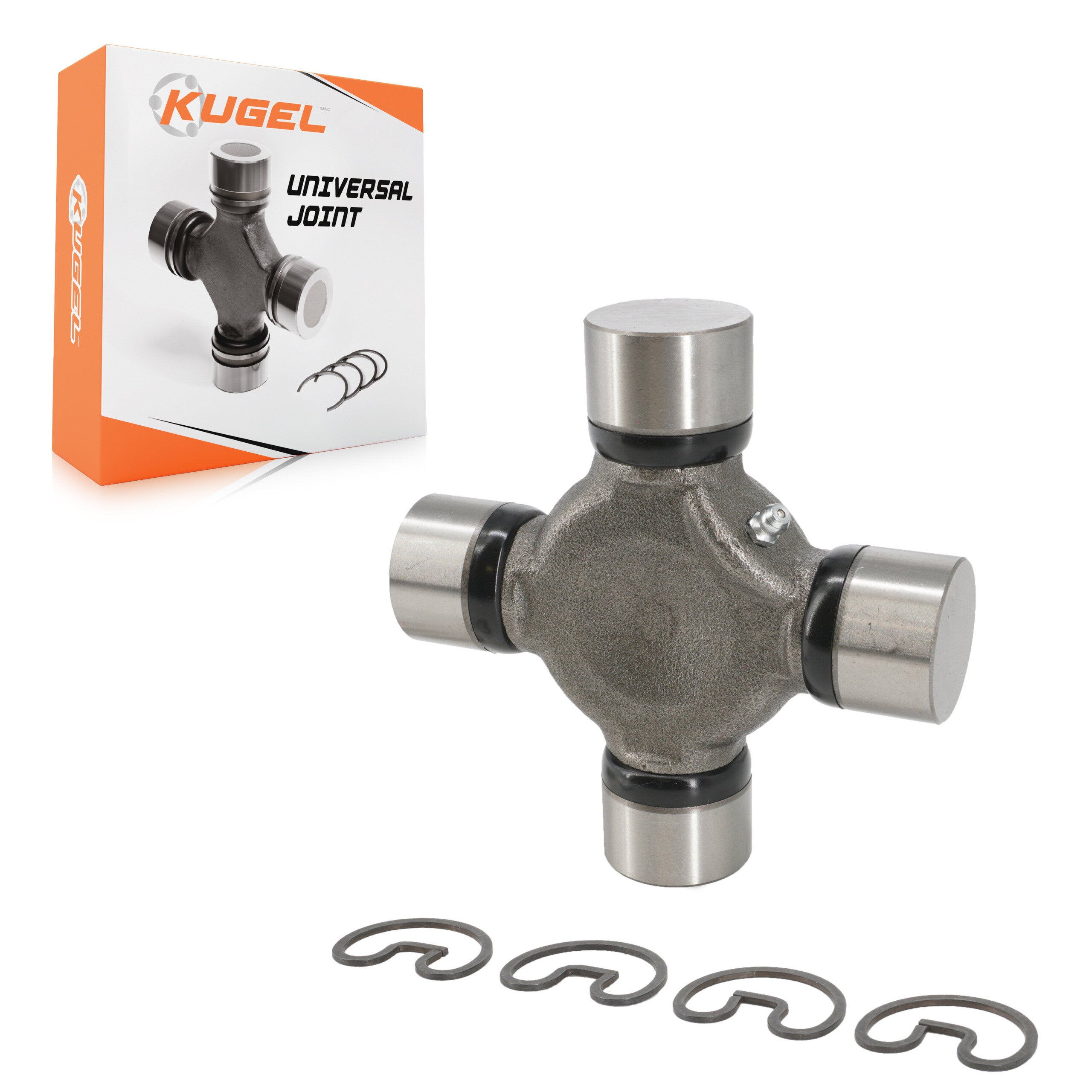 Kugel 69-358 Universal Joint for 1991-2022 Chevrolet Silverado 2500 HD - Rear Driveshaft at Transfer Case, At Transmission, Rear Driveshaft at Support Bearing
