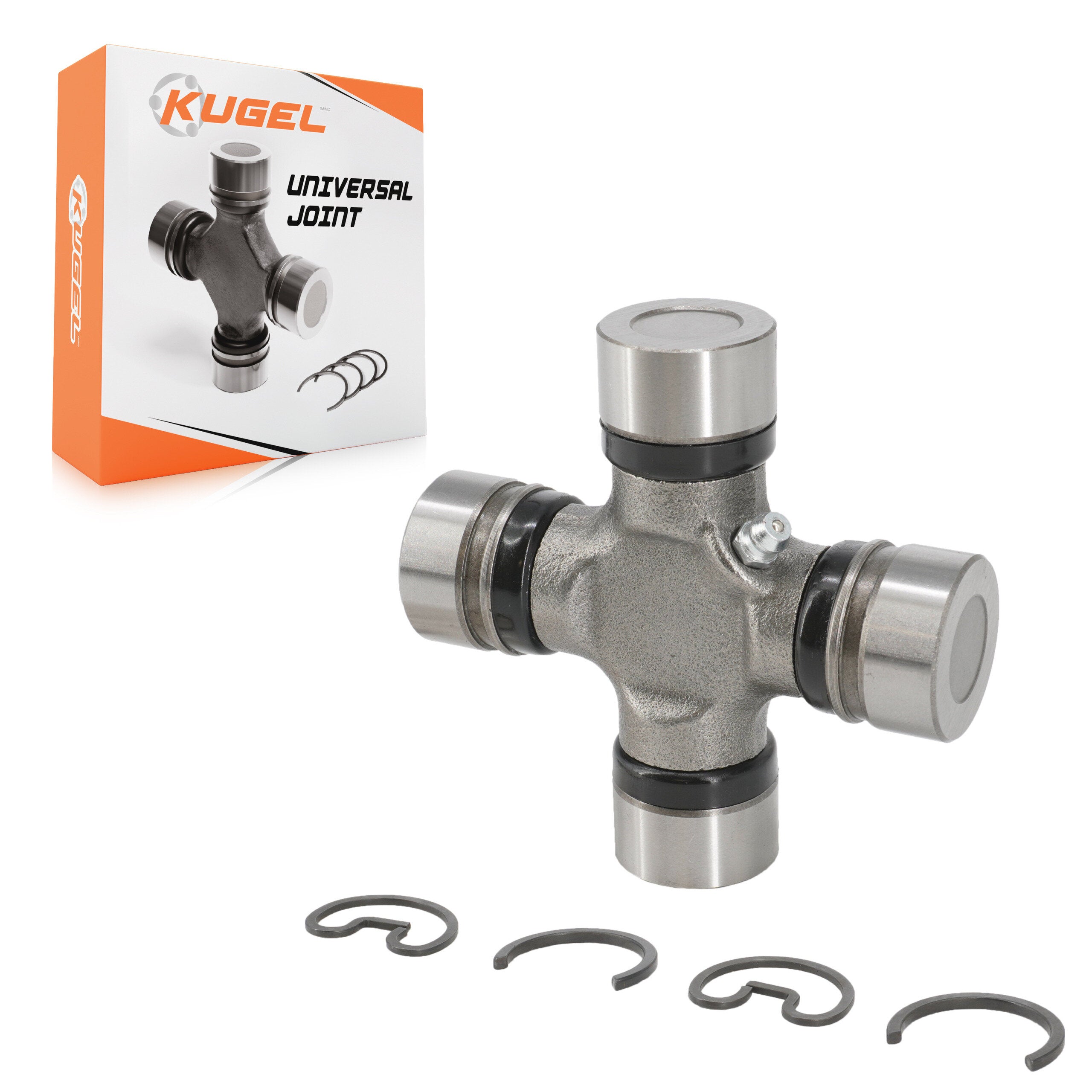 Kugel 69-372 2 Outside & 2 Inside Snap Ring (OSR/ISR) Style | Cap Diameter (in) 1.000 / 1.063 | Over Caps Length