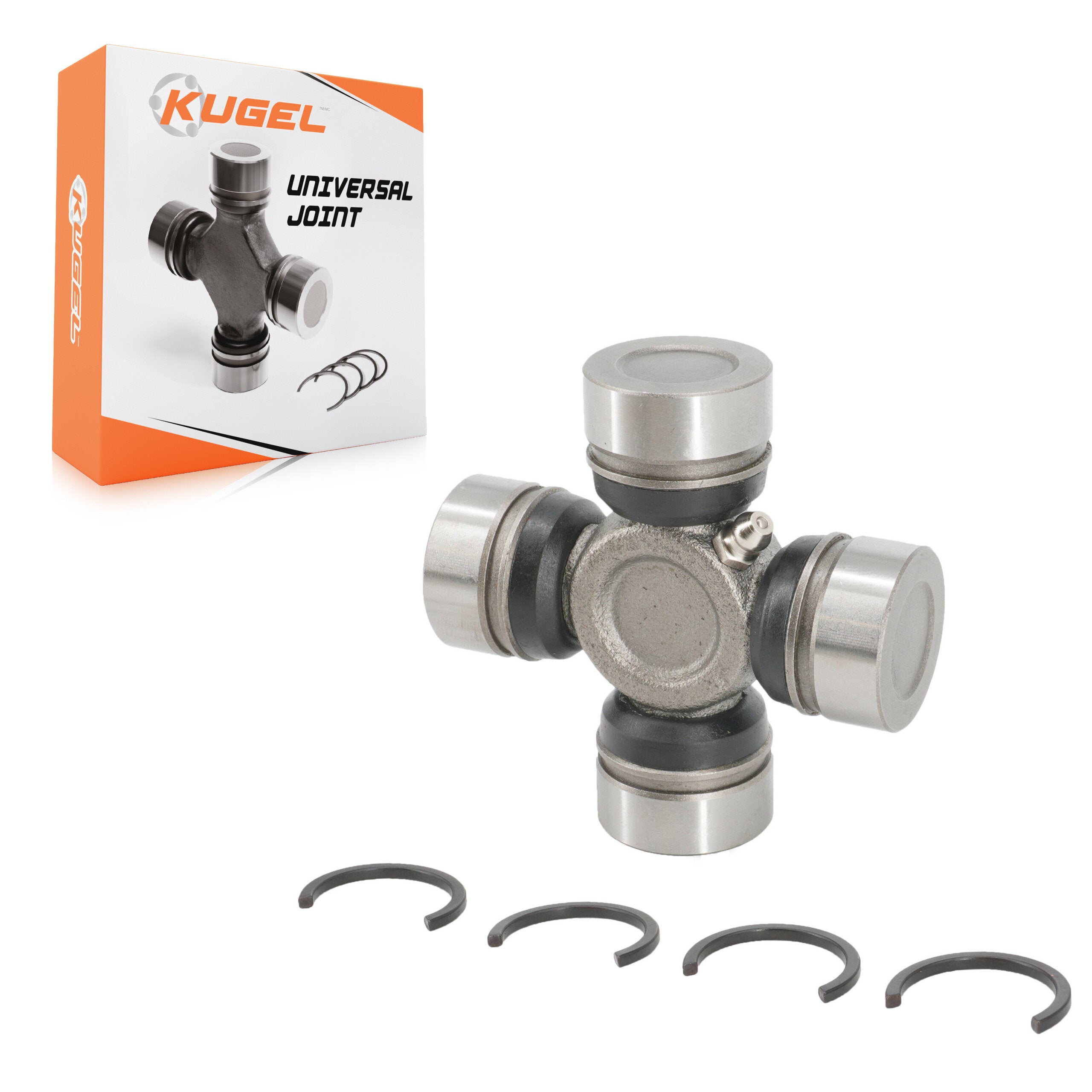 Kugel 69-387 Universal Joint for 1980-2019 Lexus LX570, Toyota Land Cruiser, Lexus GX460 - Rear Driveshaft at Rear Axle, Front Driveshaft at Front Axle, Rear Driveshaft at Transfer Case
