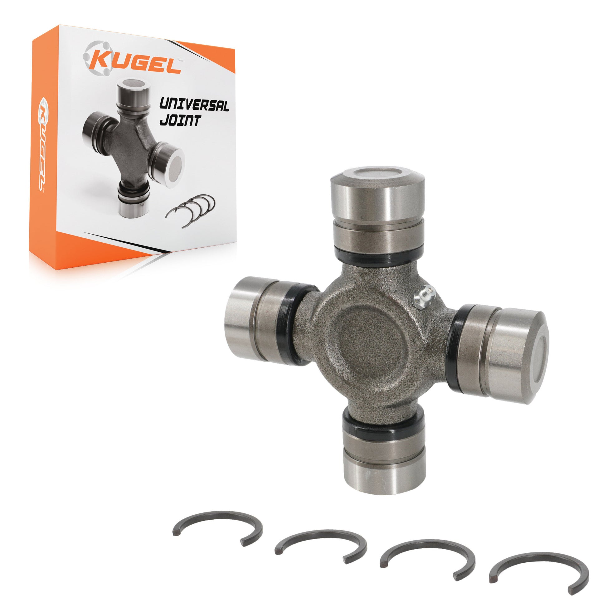 Kugel 69-424 Universal Joint for 2005-2022 Ford F-250 Super Duty, Ford F-350 Super Duty, Chevrolet C4500 Kodiak - Front Axle Shaft - Left Outer, Front Axle Shaft - Right Outer