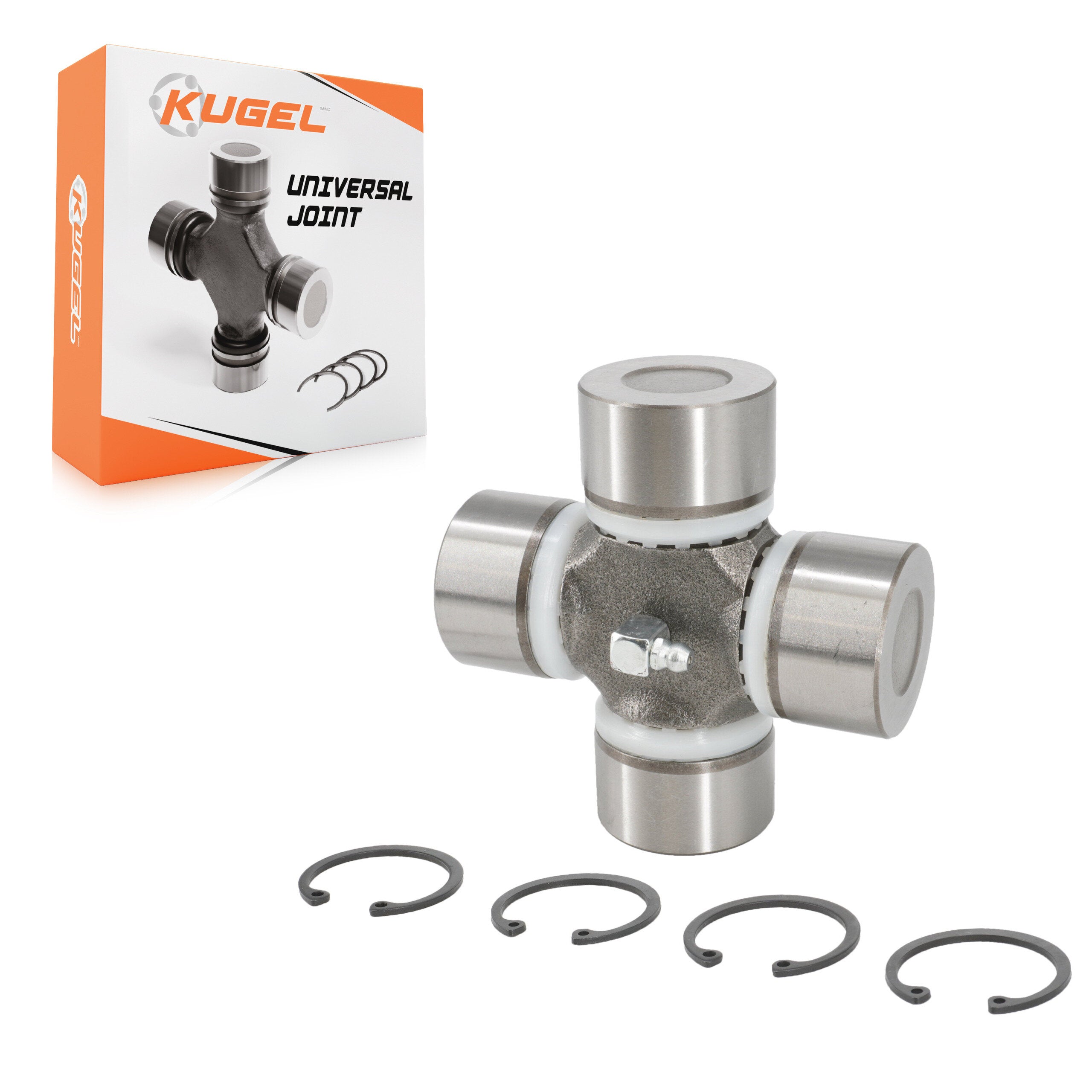 Kugel 69-821 4 Outside Snap Ring (OSR) Style | Cap Diameter (in) 1.654 / 1.654 | Over Caps Length (in) 4.094 / 4.