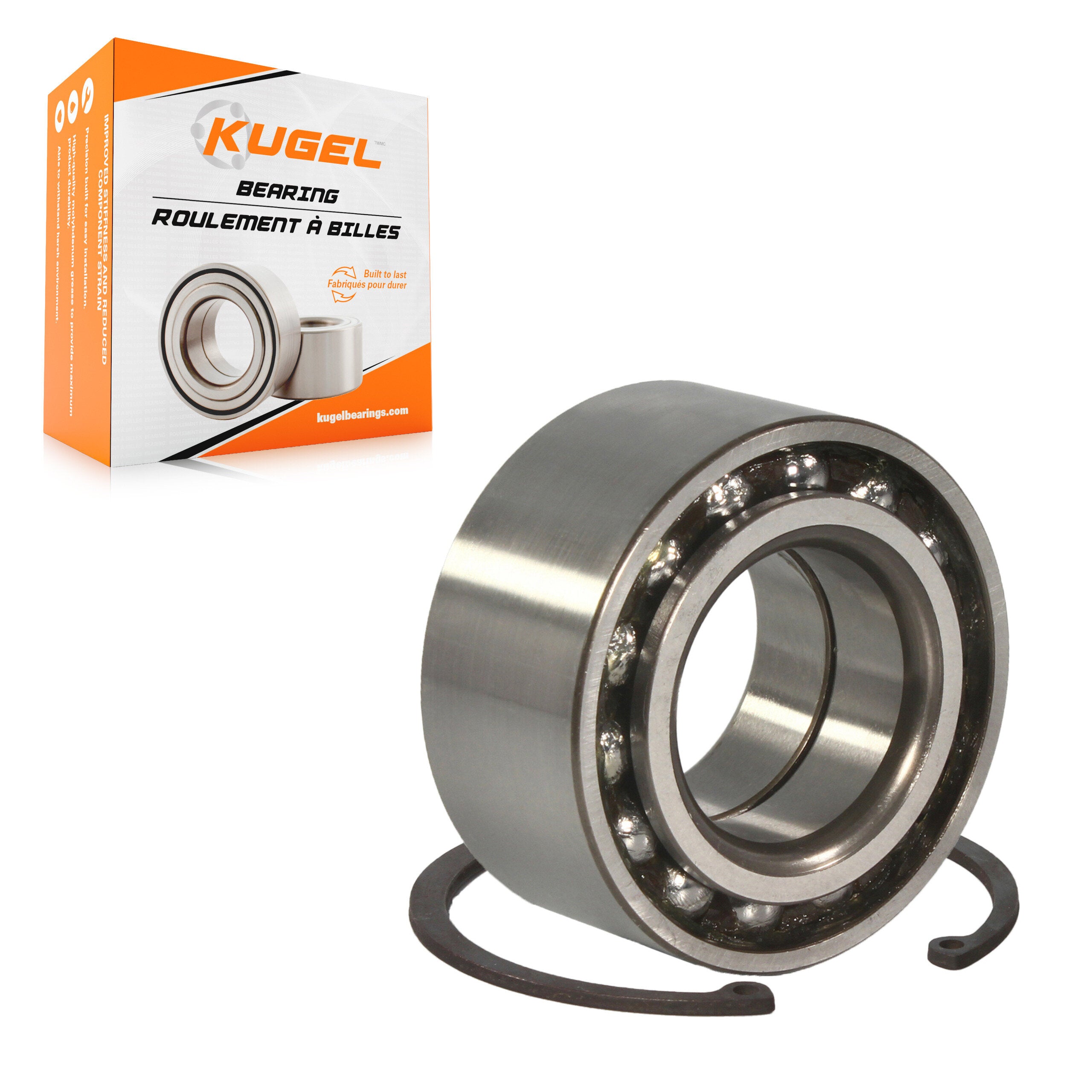 Kugel 70-510002 Wheel Bearing for 1987-1999 Toyota Paseo, Toyota Tercel - Front Inner