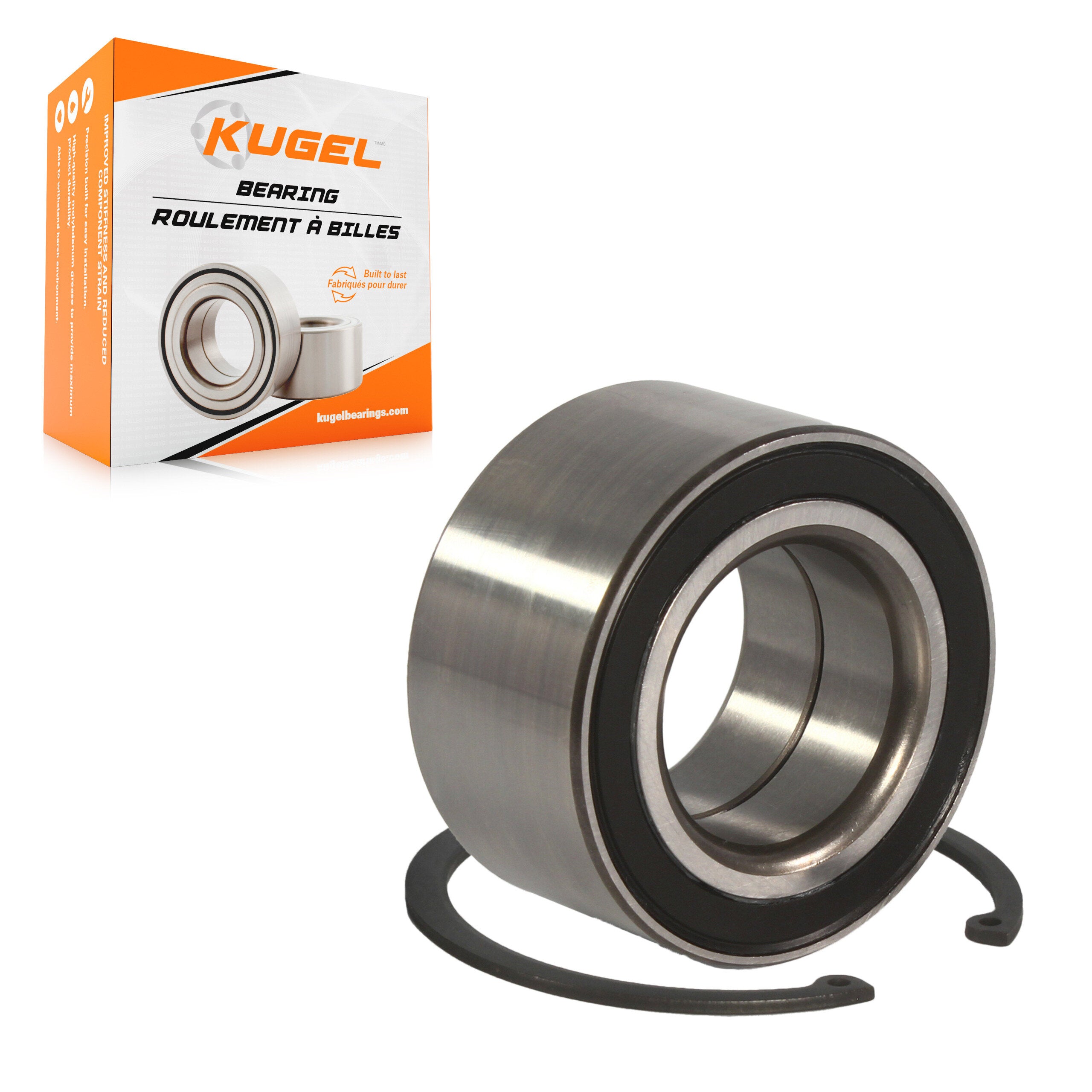 Kugel 70-510004 Wheel Bearing for 1987-2002 Volkswagen Golf, Volkswagen Jetta, Volkswagen Cabrio - Front