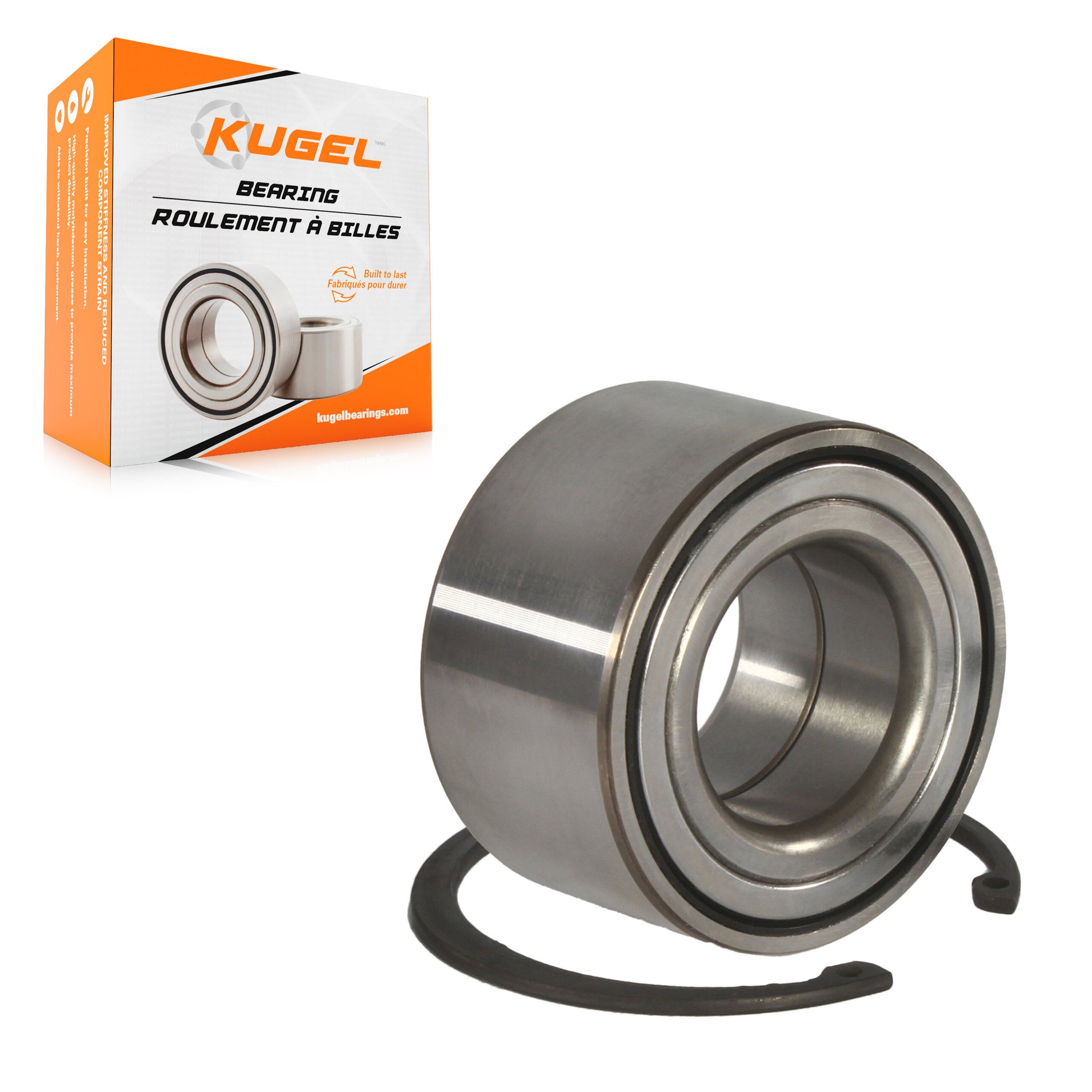 Kugel 70-510015 Wheel Bearing for 1992-2004 Honda CR-V, Honda Civic, Acura EL - Rear, Front