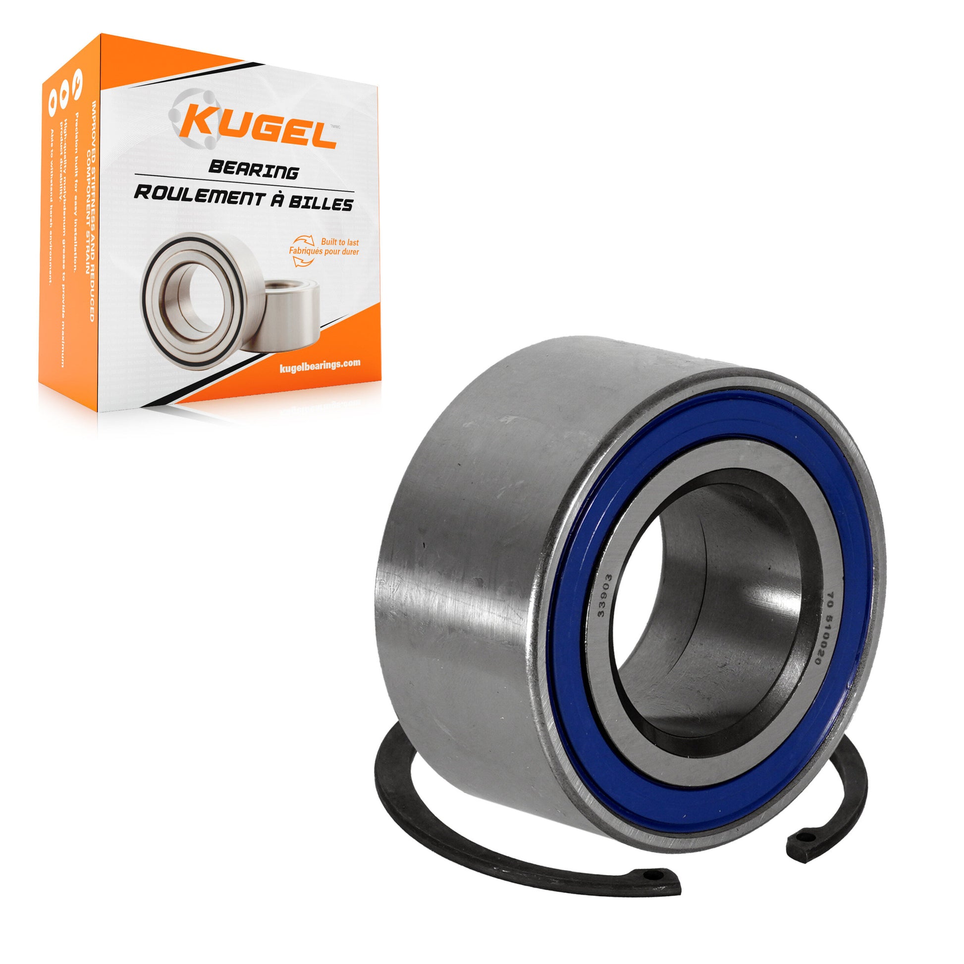 Kugel 70-510020 Wheel Bearing for 1988-2005 Volkswagen Passat, Audi S4, Audi A6 Quattro - Front, Rear