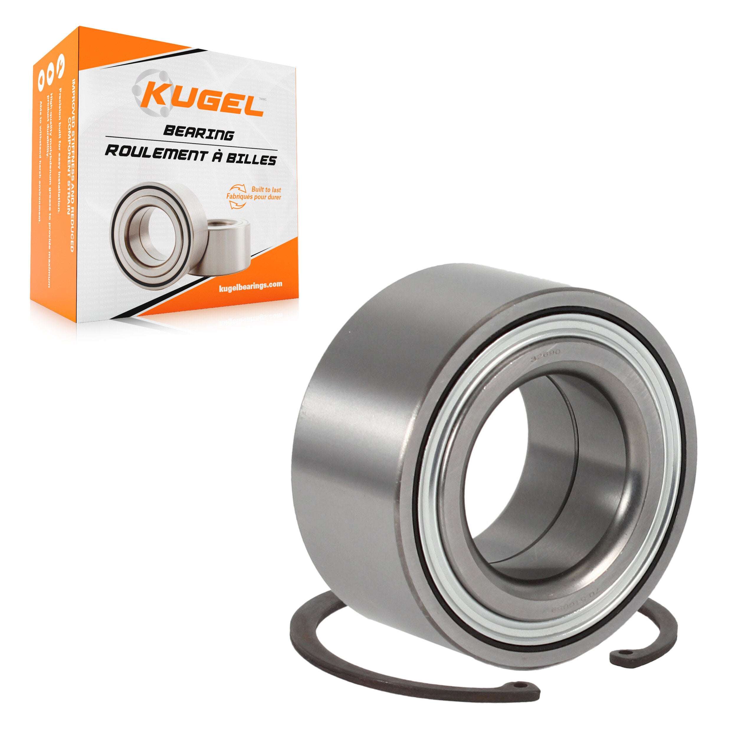 Kugel 70-510059 Wheel Bearing for 1999-2004 Honda Odyssey - Front