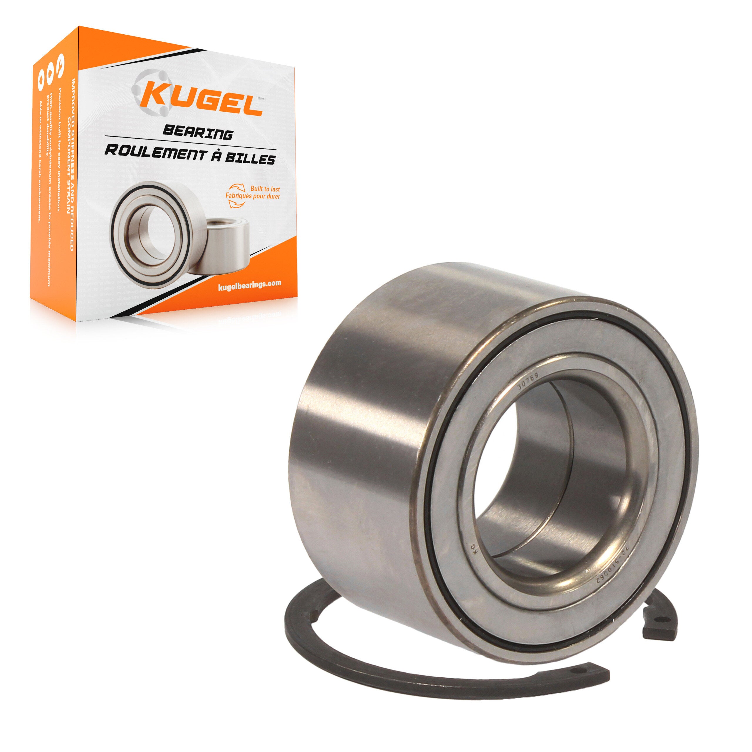 Kugel 70-510062 Wheel Bearing for 2000-2006 Scion xA, Scion xB, Toyota Echo - Front