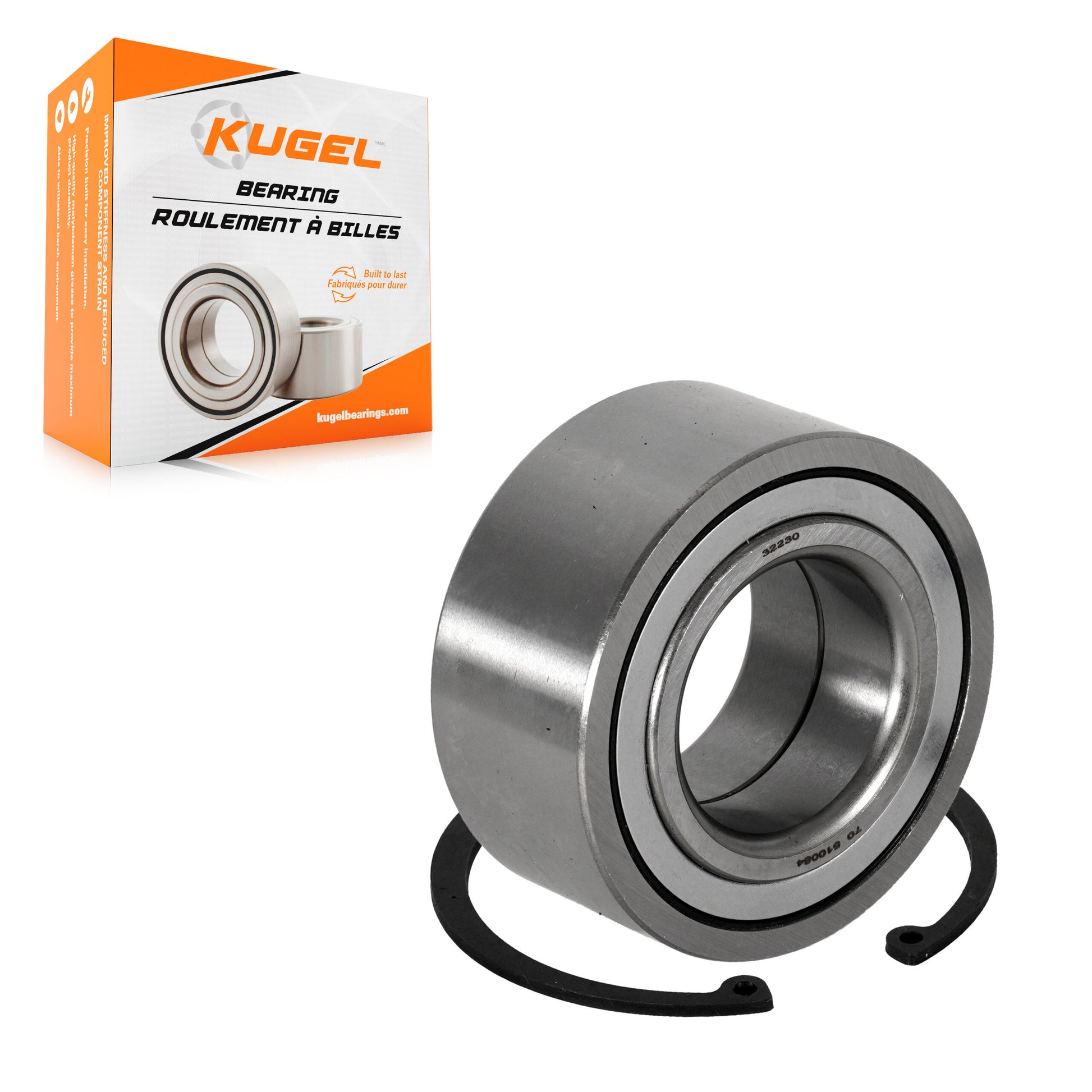 Kugel 70-510084 Wheel Bearing for 2004-2011 Hyundai Azera, Kia Amanti - Front