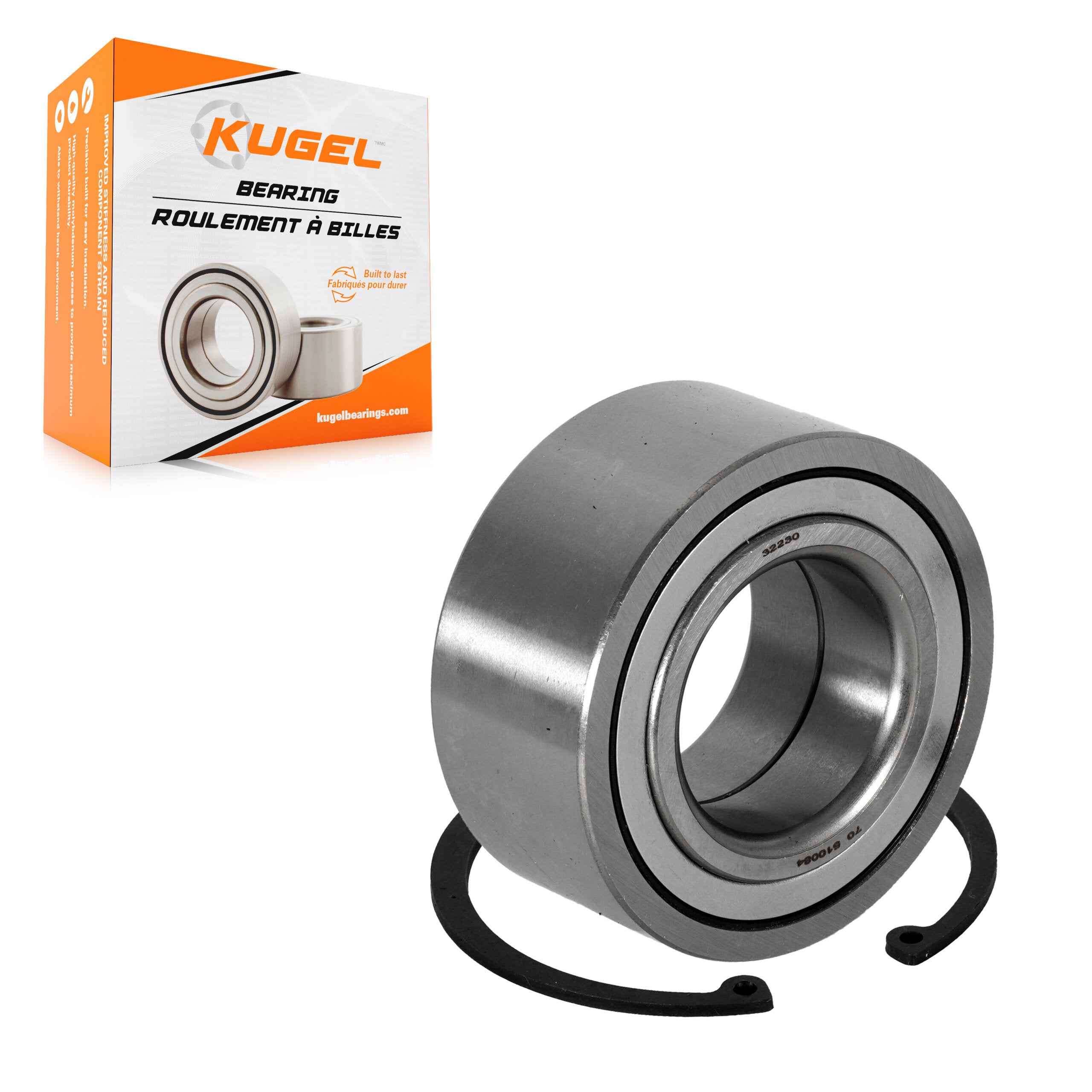 Kugel 70-510084 Wheel Bearing for 2004-2011 Hyundai Azera, Kia Amanti - Front