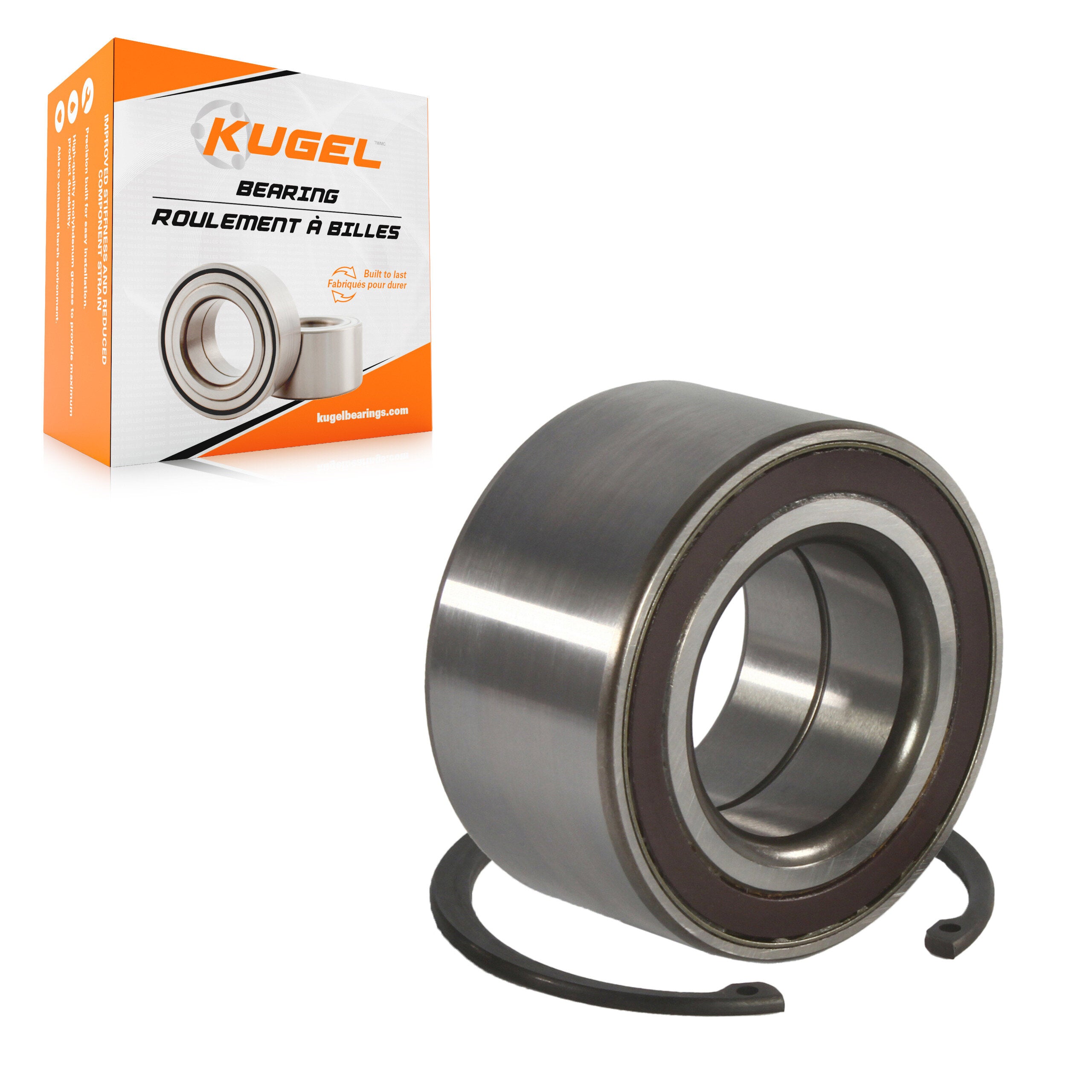 Kugel 70-510086 Wheel Bearing for 2005-2024 Acura MDX, Honda Passport, Honda Odyssey - Front