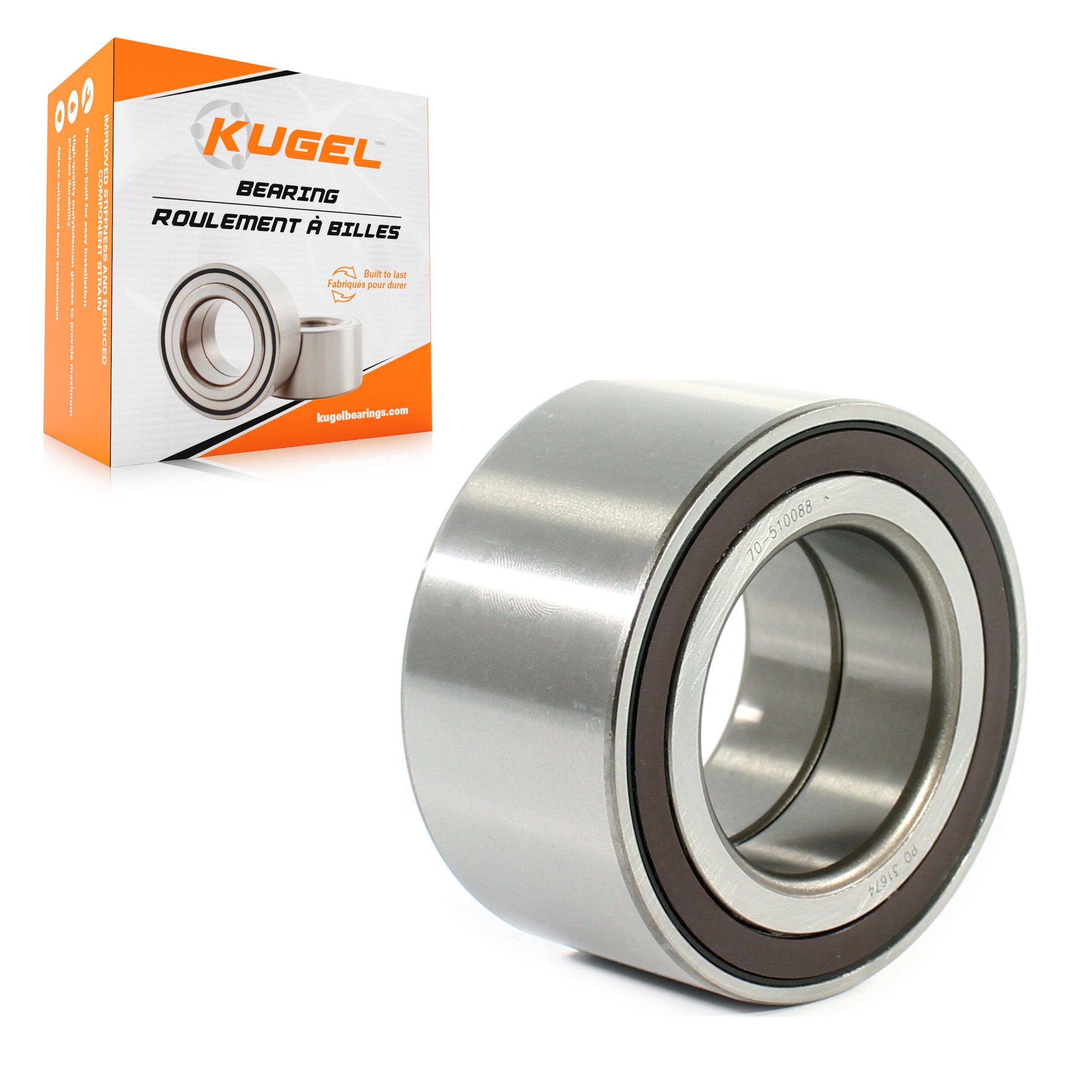 Kugel 70-510088 Wheel Bearing for 2006-2019 Honda Ridgeline - Front
