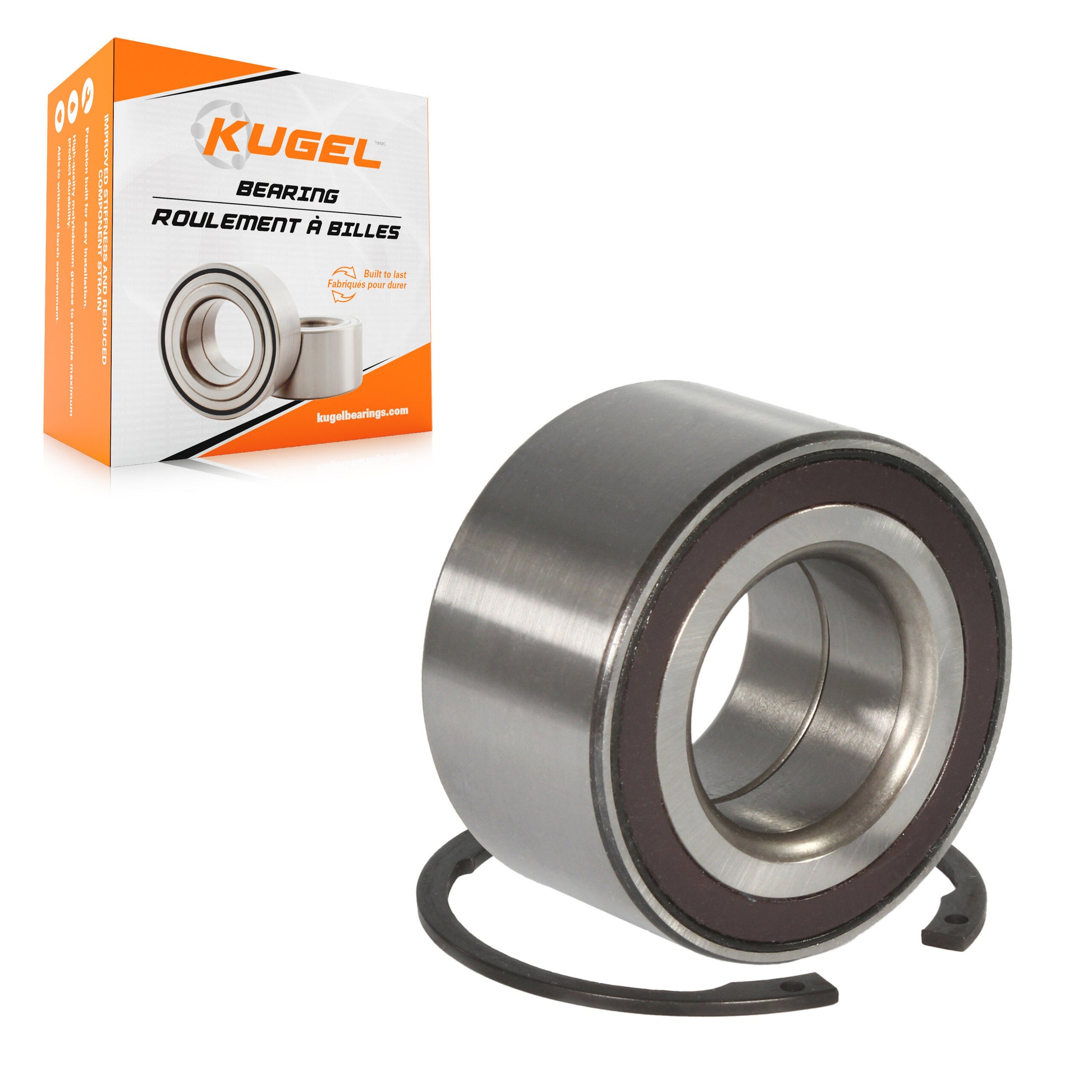 Kugel 70-510091 Wheel Bearing for 2007-2014 Honda Insight, Honda Fit - Front