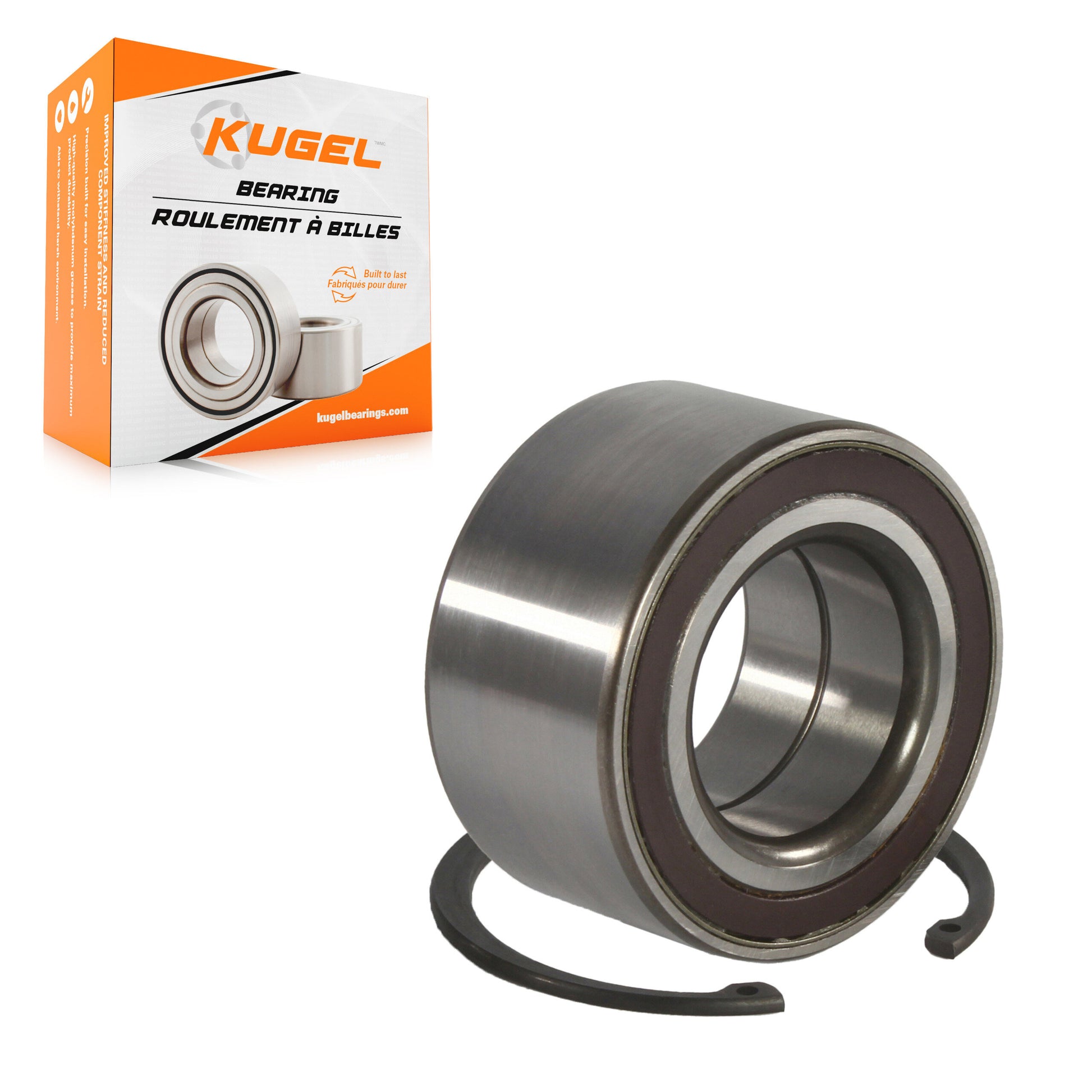 Kugel 70-510119 Wheel Bearing for 2012-2022 Chevrolet Trax, Buick Encore, Chevrolet Spark EV - Rear, Front