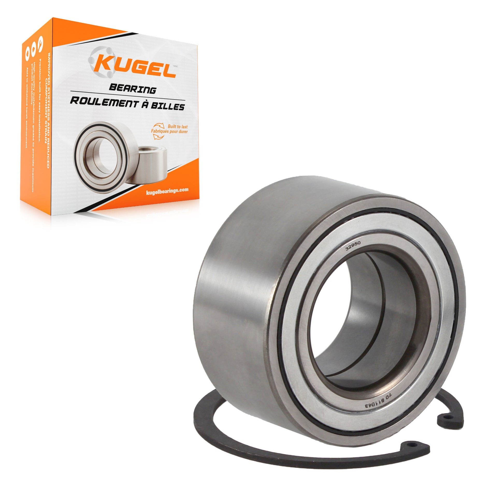 Kugel 70-511043 Wheel Bearing for 2012-2020 BMW 330i xDrive, BMW 330i, BMW 330i GT xDrive - Rear, Front