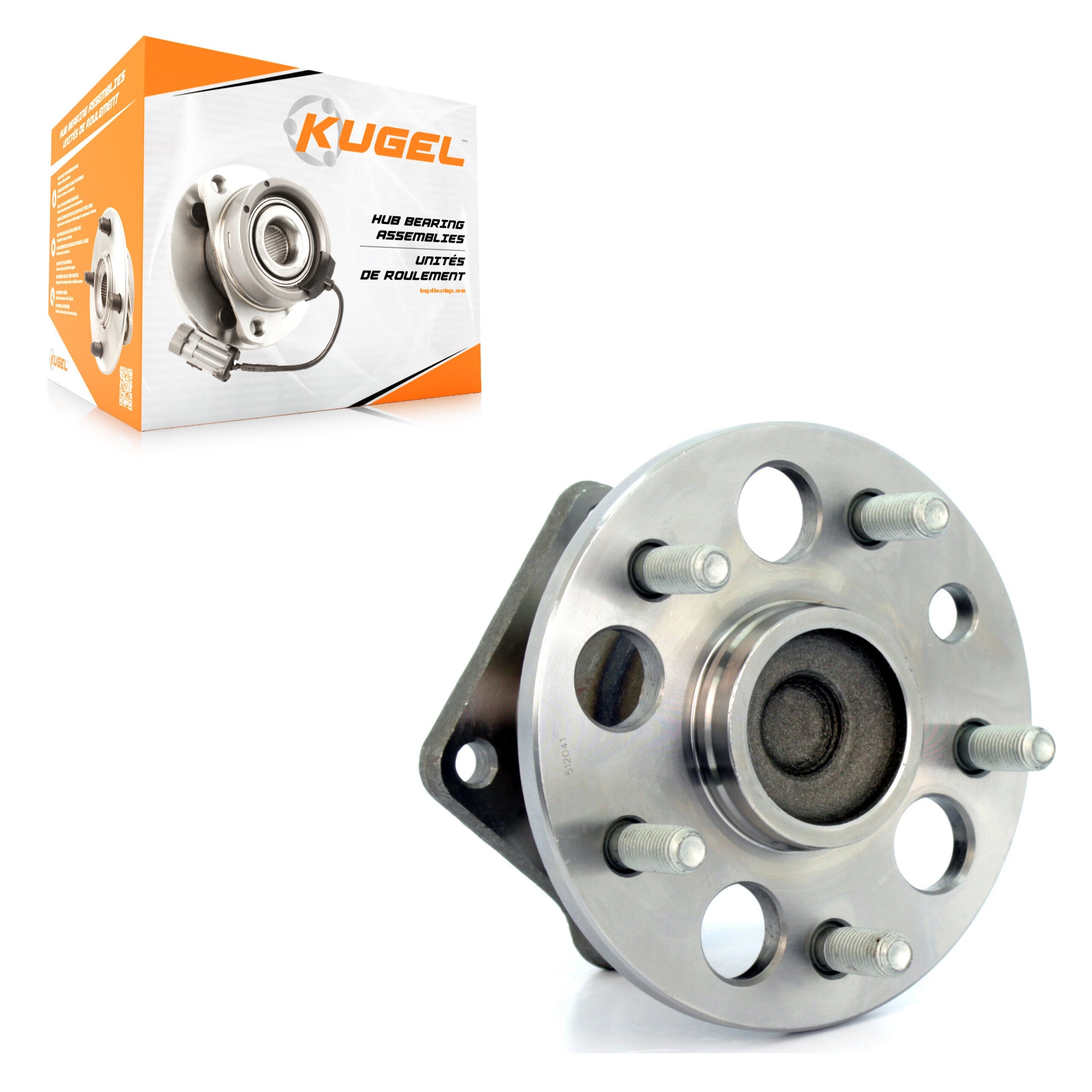 Kugel 70-512041 Wheel Bearing and Hub Assembly for 1998-2003 Toyota Sienna - Rear