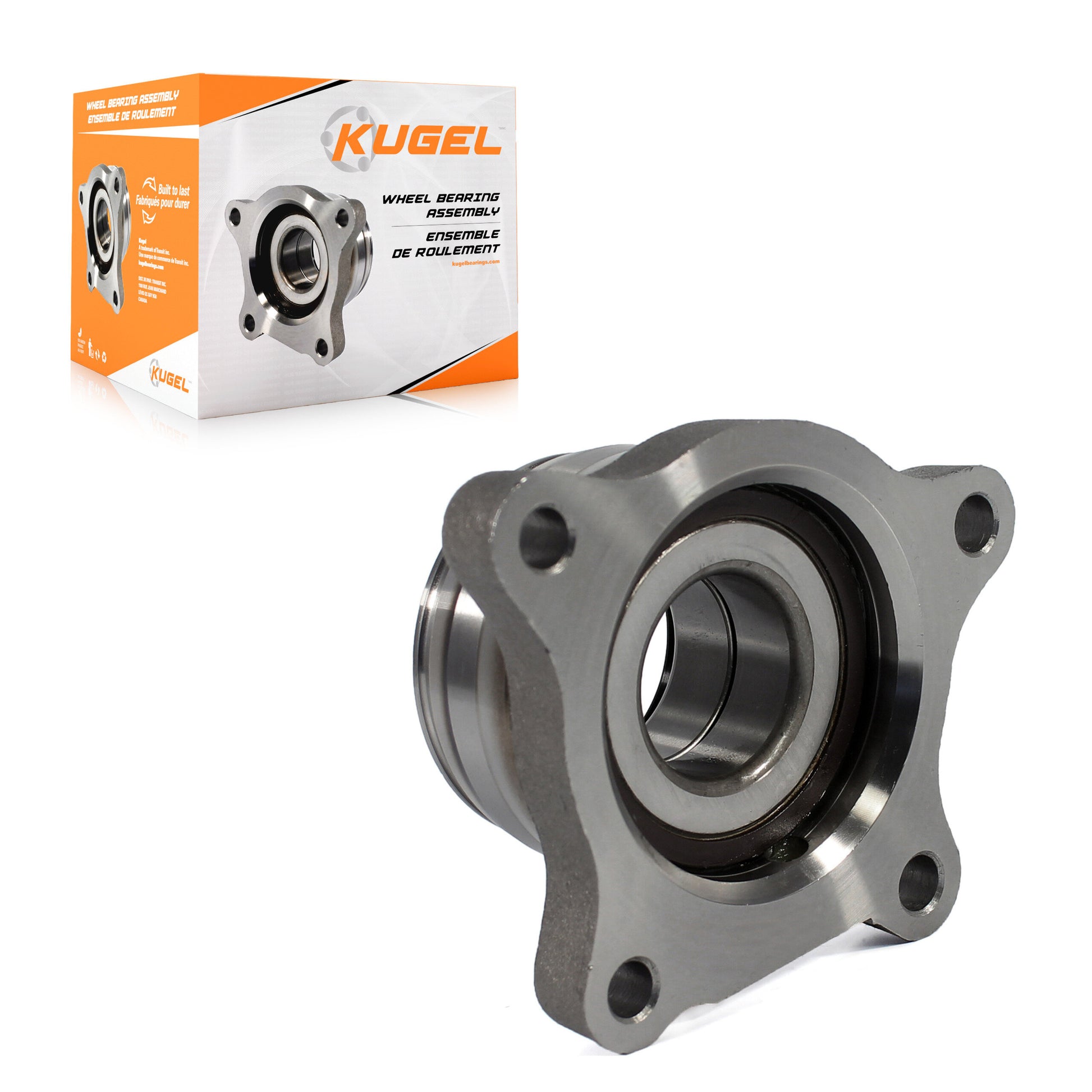 Kugel 70-512227 Wheel Bearing Assembly for 2003-2023 Toyota 4Runner, Lexus GX460, Toyota FJ Cruiser - Rear Left
