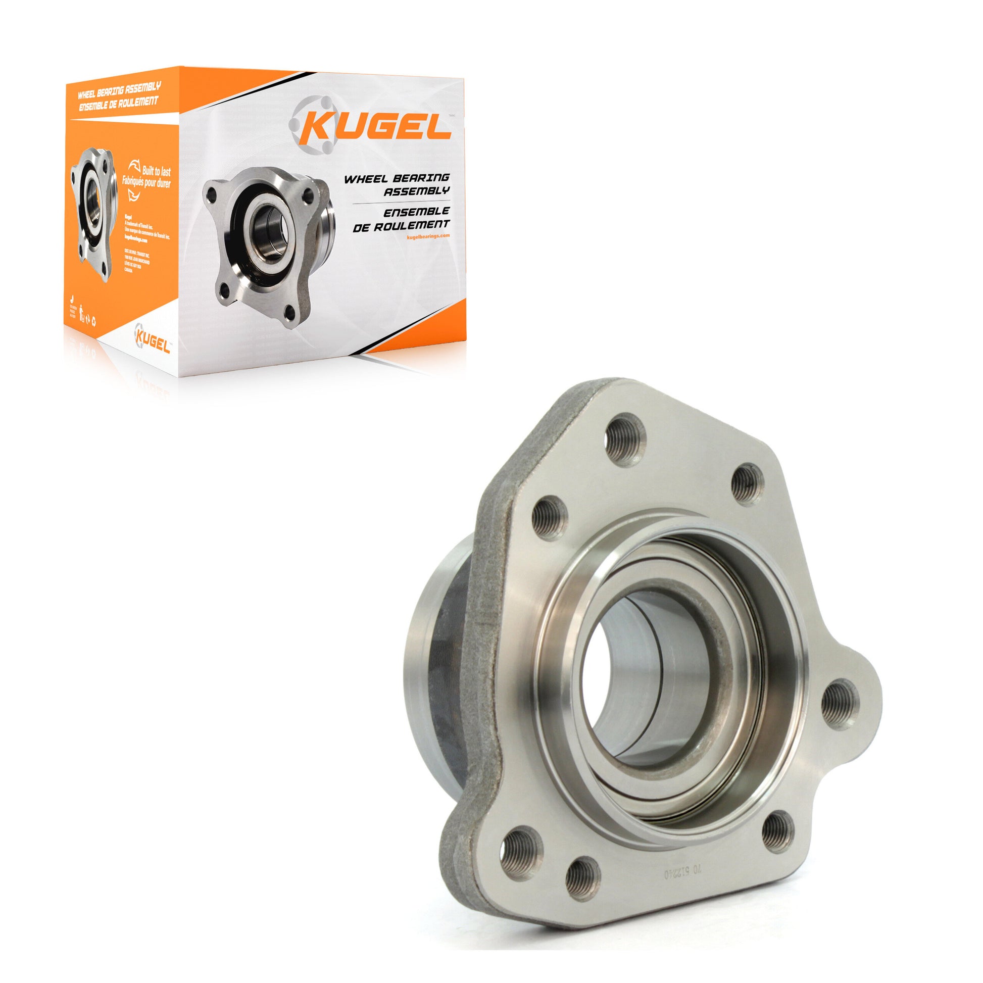 Kugel 70-512240 Wheel Bearing Assembly for 1997-2001 Honda CR-V - Rear Right
