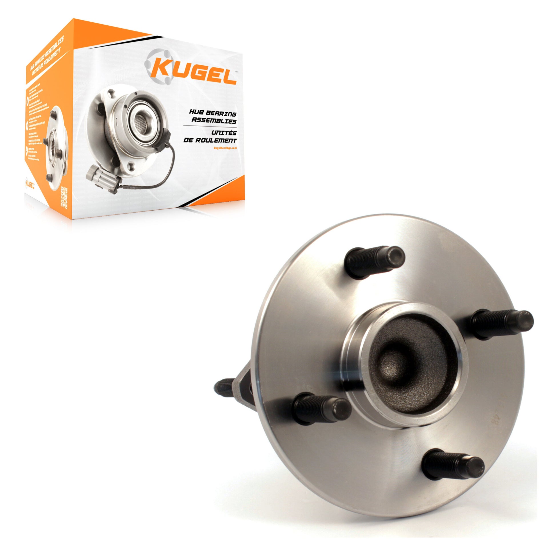 Kugel 70-512248 Wheel Bearing and Hub Assembly for 2003-2010 Pontiac G5, Chevrolet Cobalt, Pontiac Pursuit - Rear