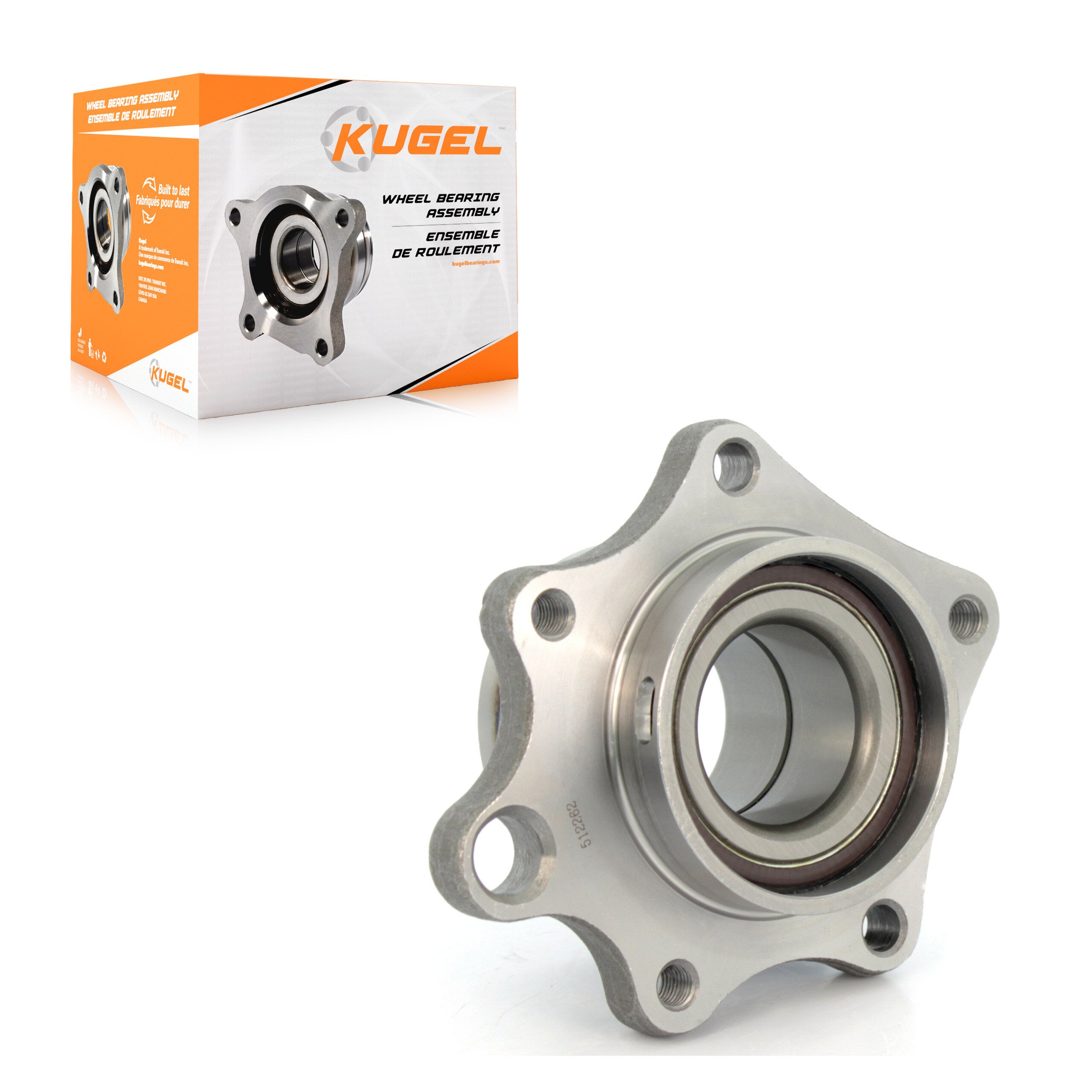 Kugel 70-512262 Wheel Bearing Assembly for 2003-2011 Honda Element - Rear Left