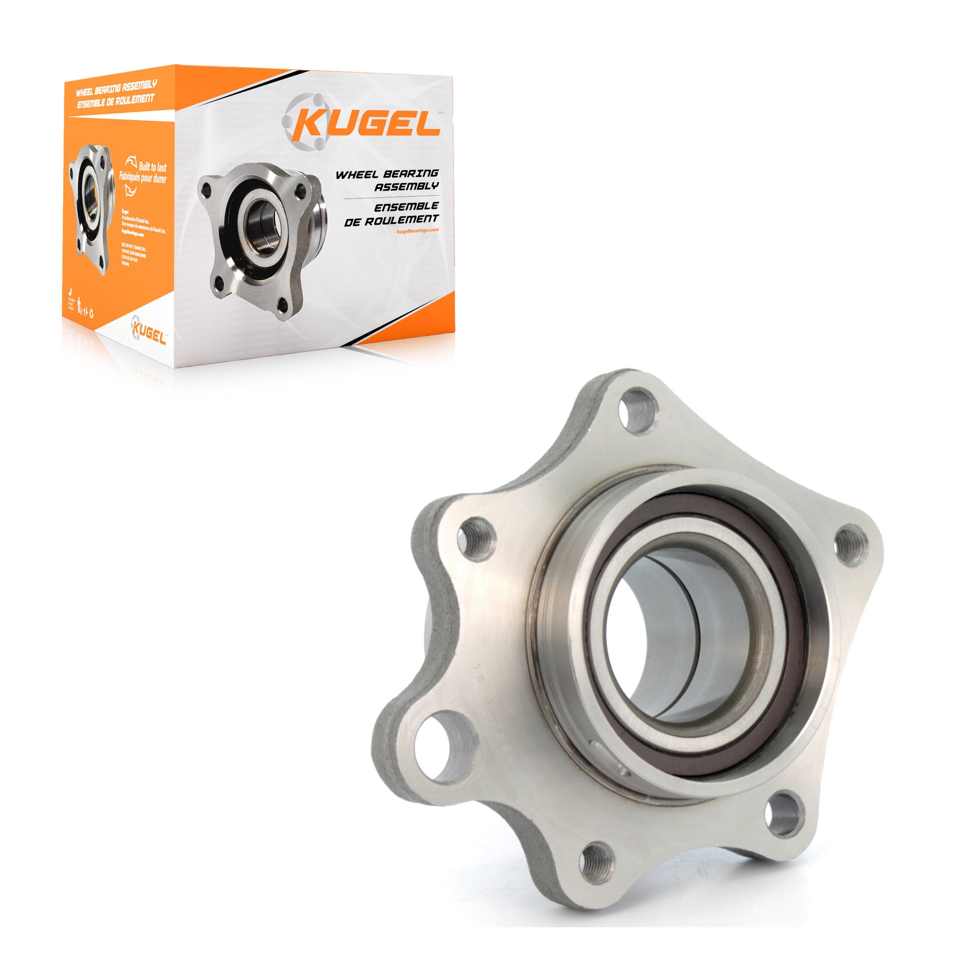 Kugel 70-512263 Wheel Bearing Assembly for 2003-2011 Honda Element - Rear Right