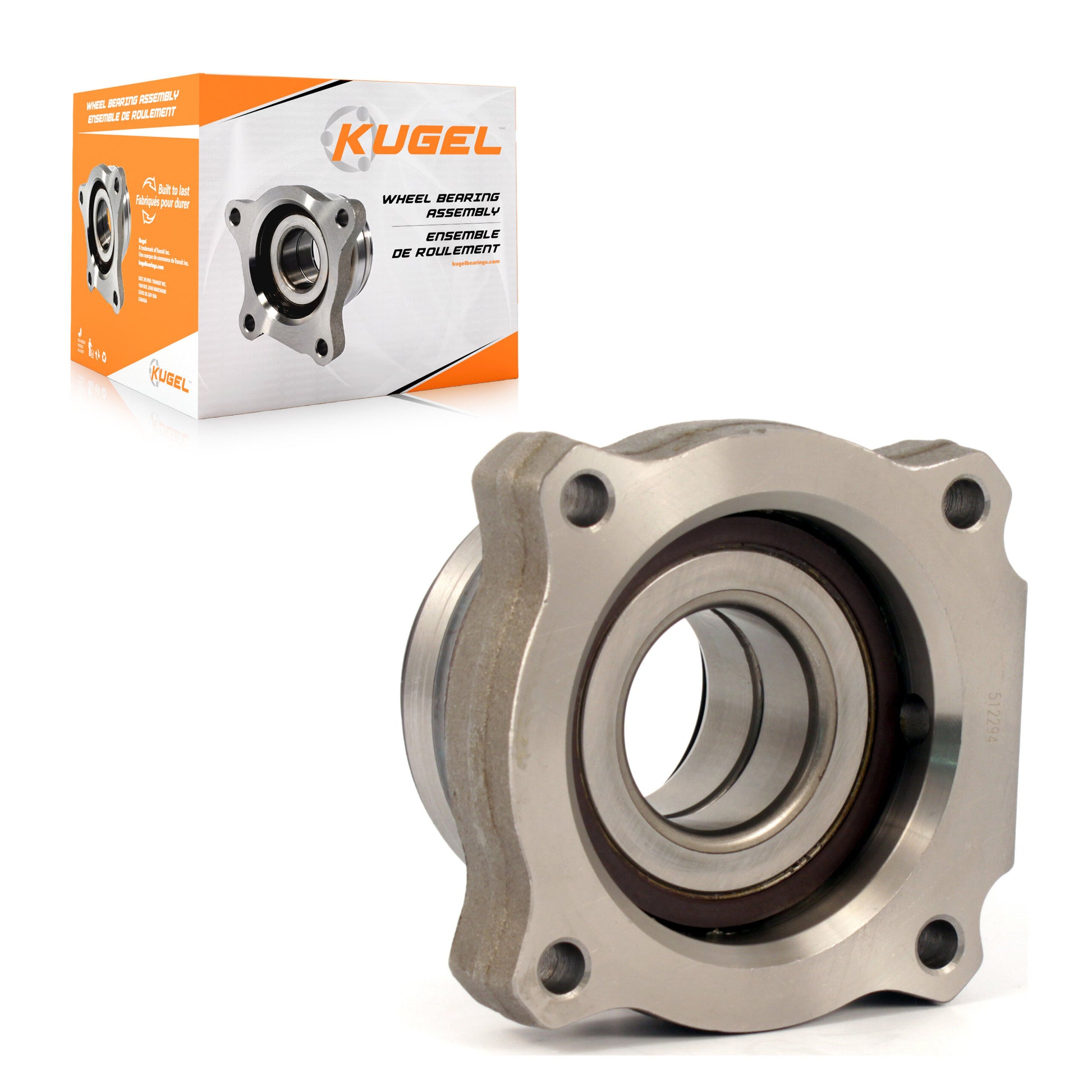 Kugel 70-512294 Wheel Bearing Assembly for 2005-2023 Toyota Tacoma - Rear Left
