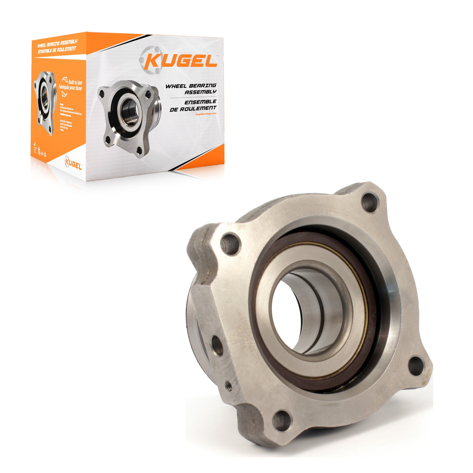 Kugel 70-512295 Wheel Bearing Assembly for 2005-2023 Toyota Tacoma - Rear Right