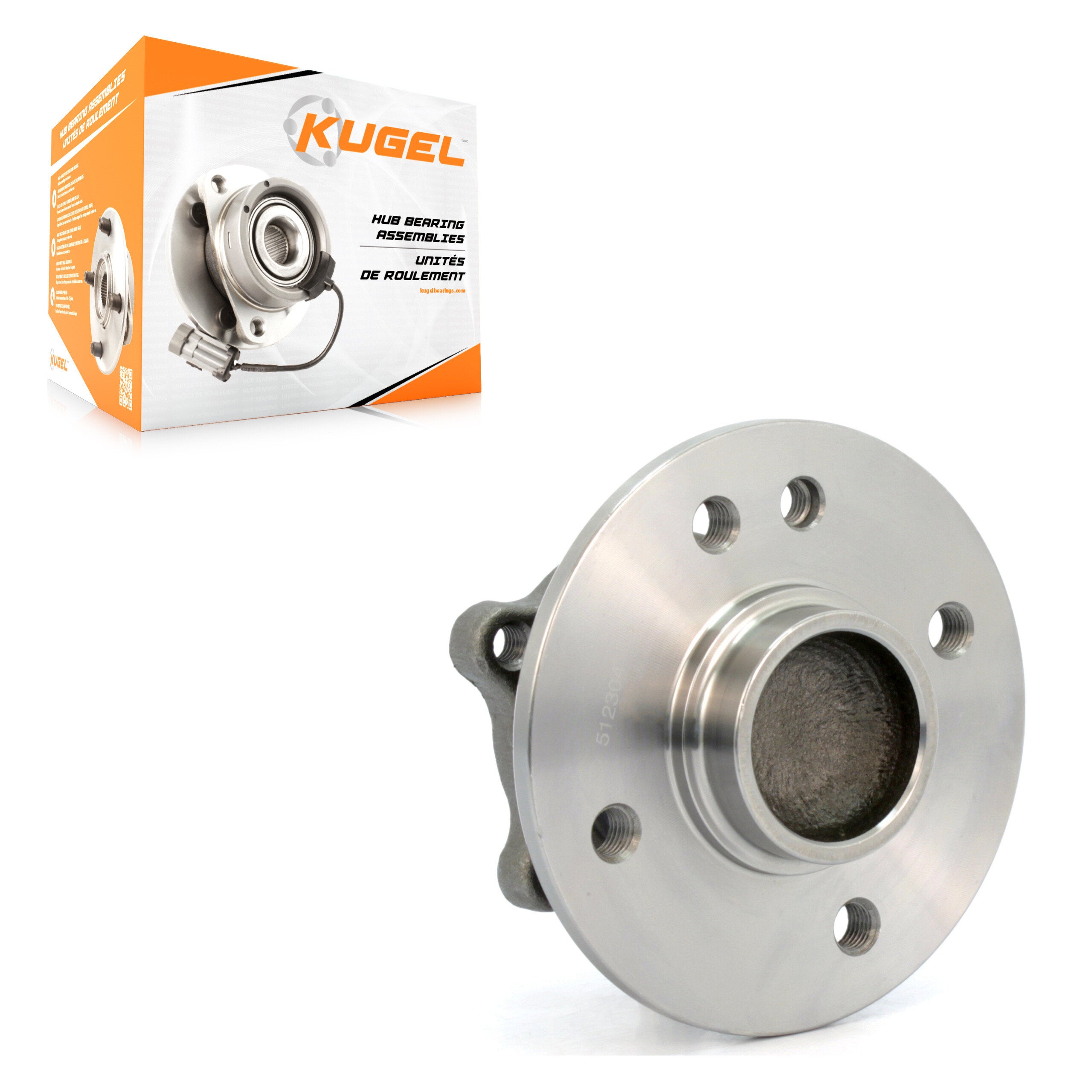 Kugel 70-512304 Wheel Bearing and Hub Assembly for 2002-2006 Mini Cooper - Rear