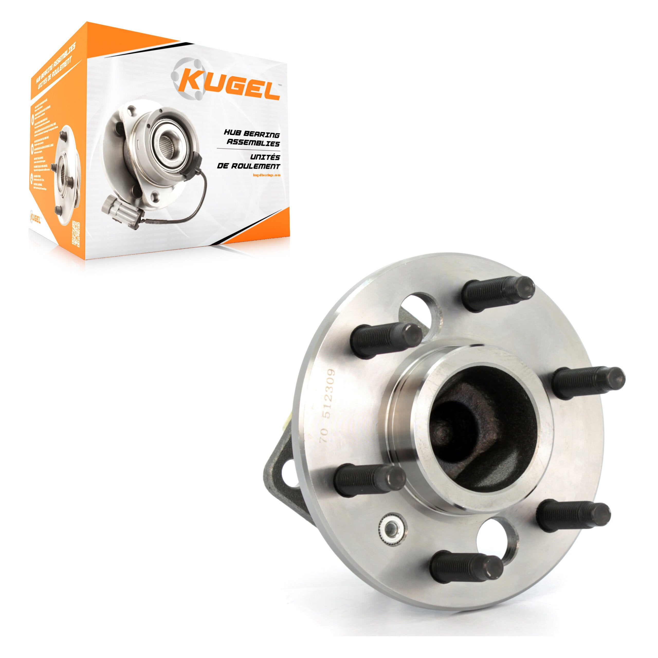 Kugel 70-512309 Wheel Bearing and Hub Assembly for 2006-2009 Buick Terraza, Chevrolet Uplander, Pontiac Montana - Rear