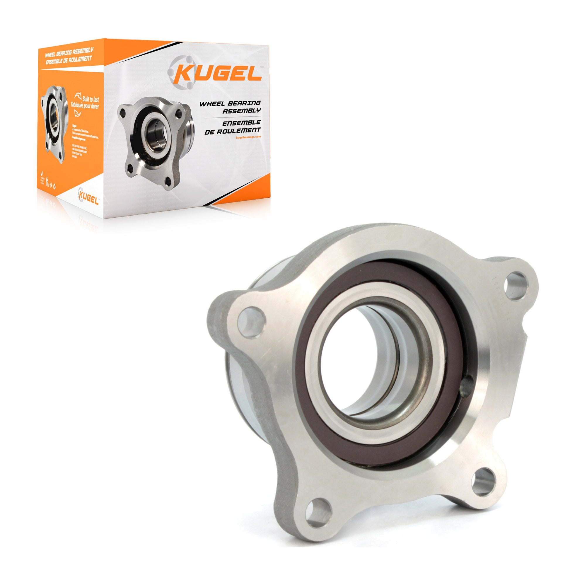 Kugel 70-512351 Wheel Bearing Assembly for 2007-2021 Lexus LX570, Toyota Land Cruiser, Toyota Tundra - Rear Right