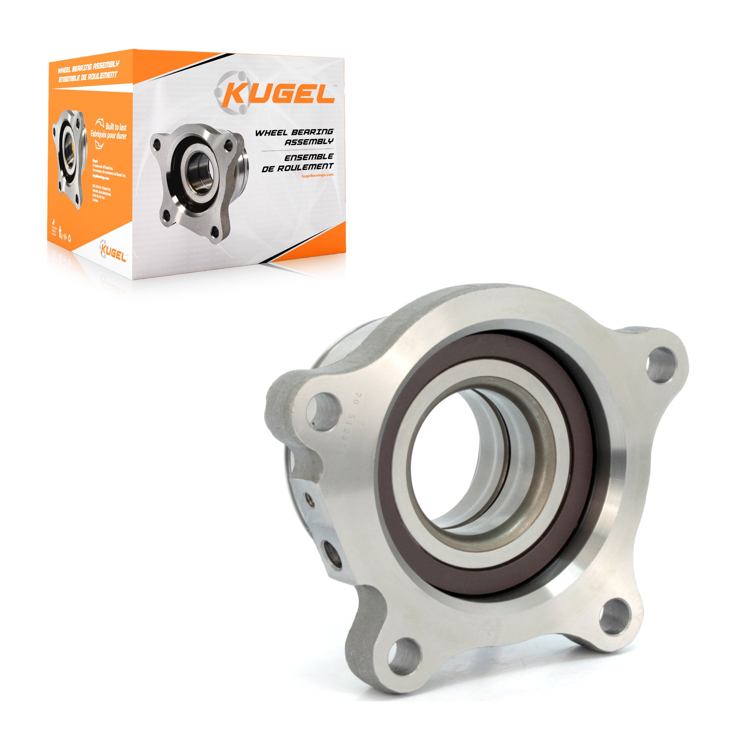 Kugel 70-512352 Wheel Bearing Assembly for 2007-2021 Lexus LX570, Toyota Land Cruiser, Toyota Tundra - Rear Left