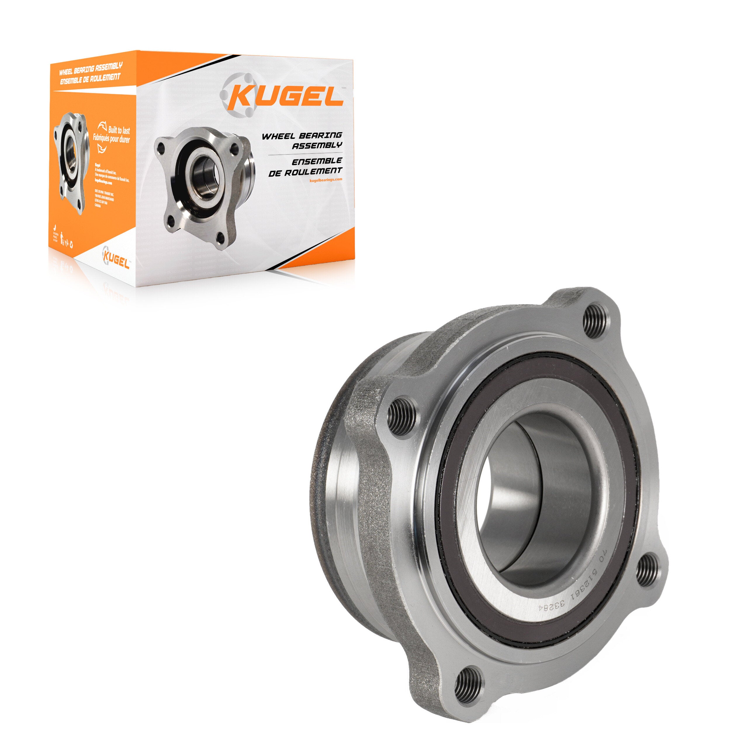 Kugel 70-512361 Wheel Bearing Assembly for 2007-2019 BMW X6, BMW X5 - Rear