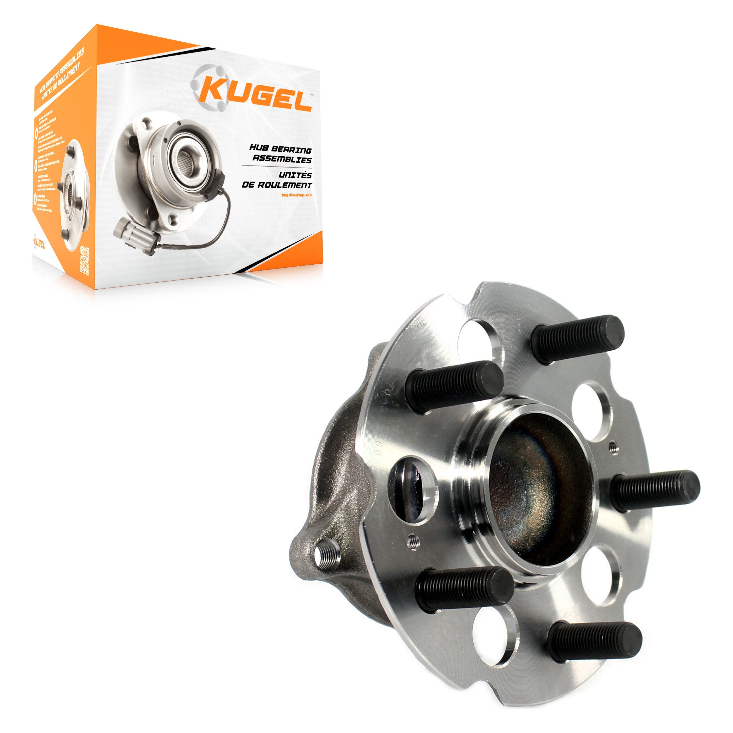 Kugel 70-512366 Wheel Bearing and Hub Assembly for 2011-2017 Honda Odyssey - Rear