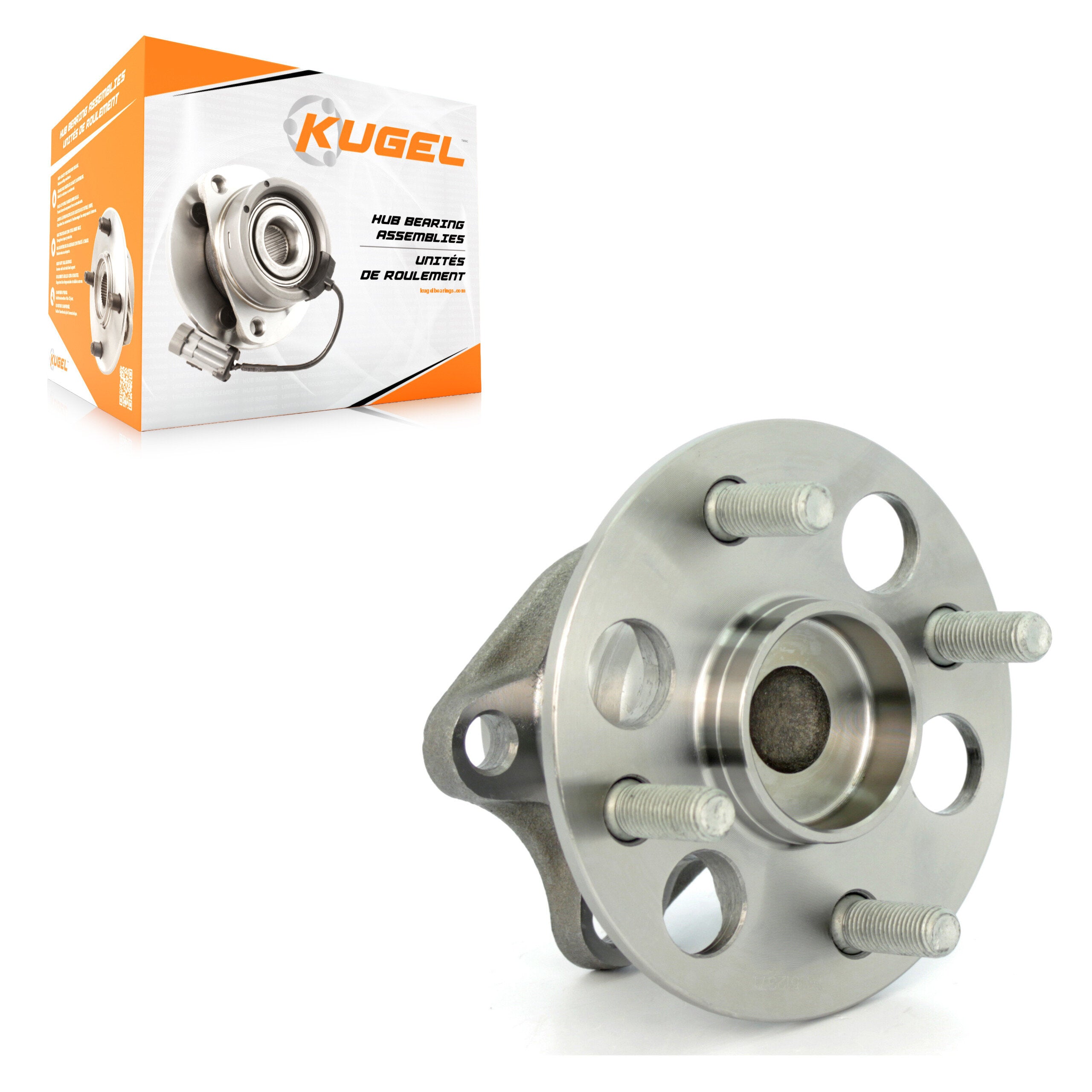 Kugel 70-512371 Wheel Bearing and Hub Assembly for 2006-2007 Toyota Yaris - Rear