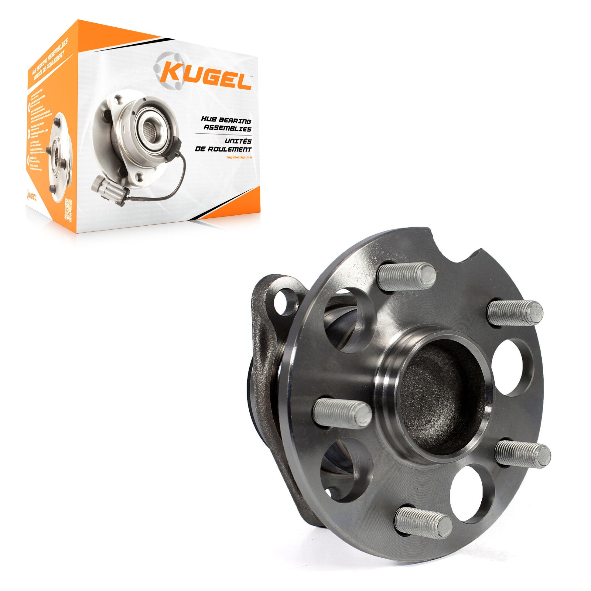 Kugel 70-512421 Wheel Bearing and Hub Assembly for 2009-2016 Toyota Venza - Rear Left