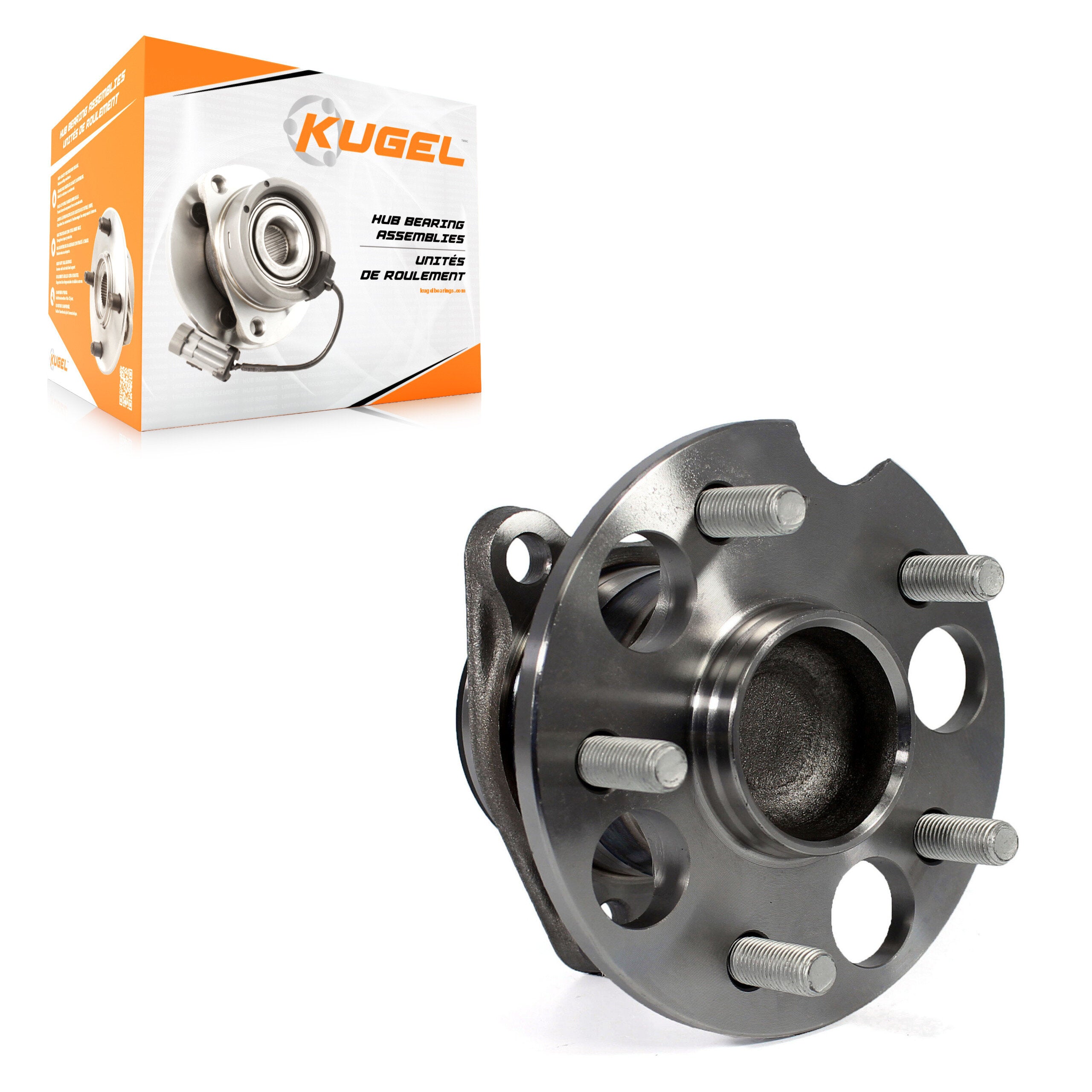 Kugel 70-512421 Wheel Bearing and Hub Assembly for 2009-2016 Toyota Venza - Rear Left