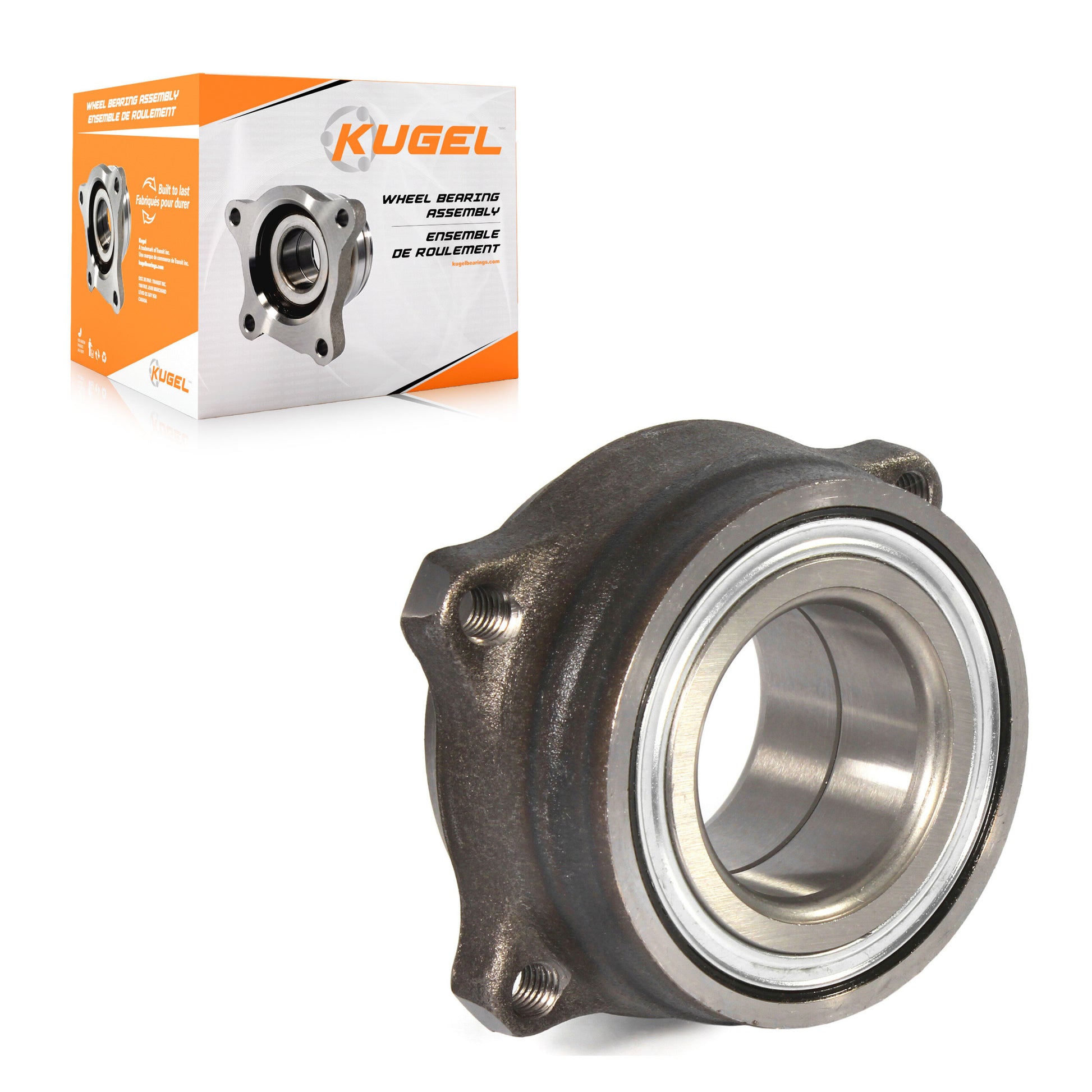 Kugel 70-512432 Wheel Bearing Assembly for 2003-2020 Mercedes-Benz SL450, Mercedes-Benz CLS400, Mercedes-Benz E350 - Rear, Front