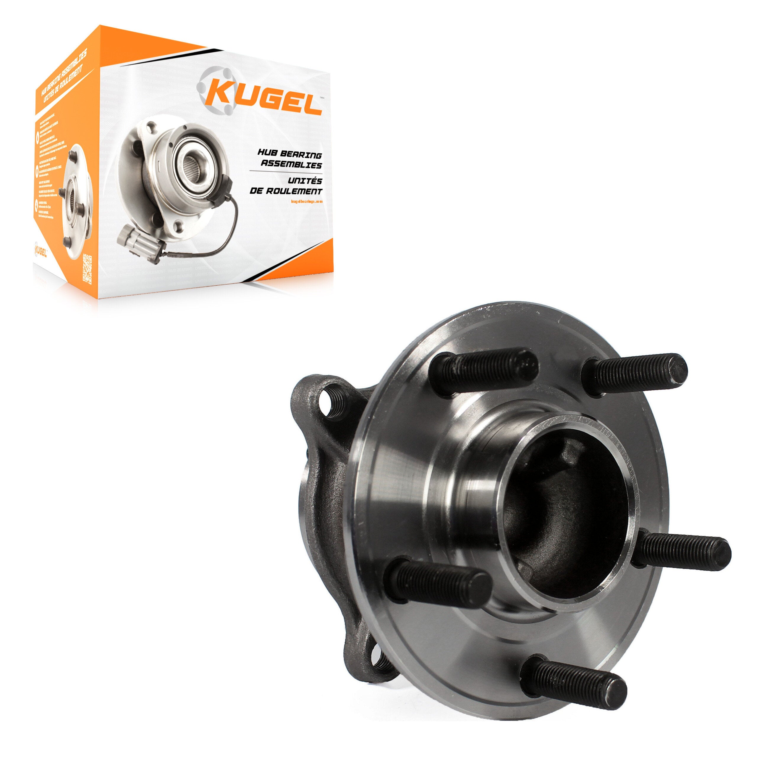 Kugel 70-512466 Wheel Bearing and Hub Assembly for 2012-2018 Ford Focus - Rear