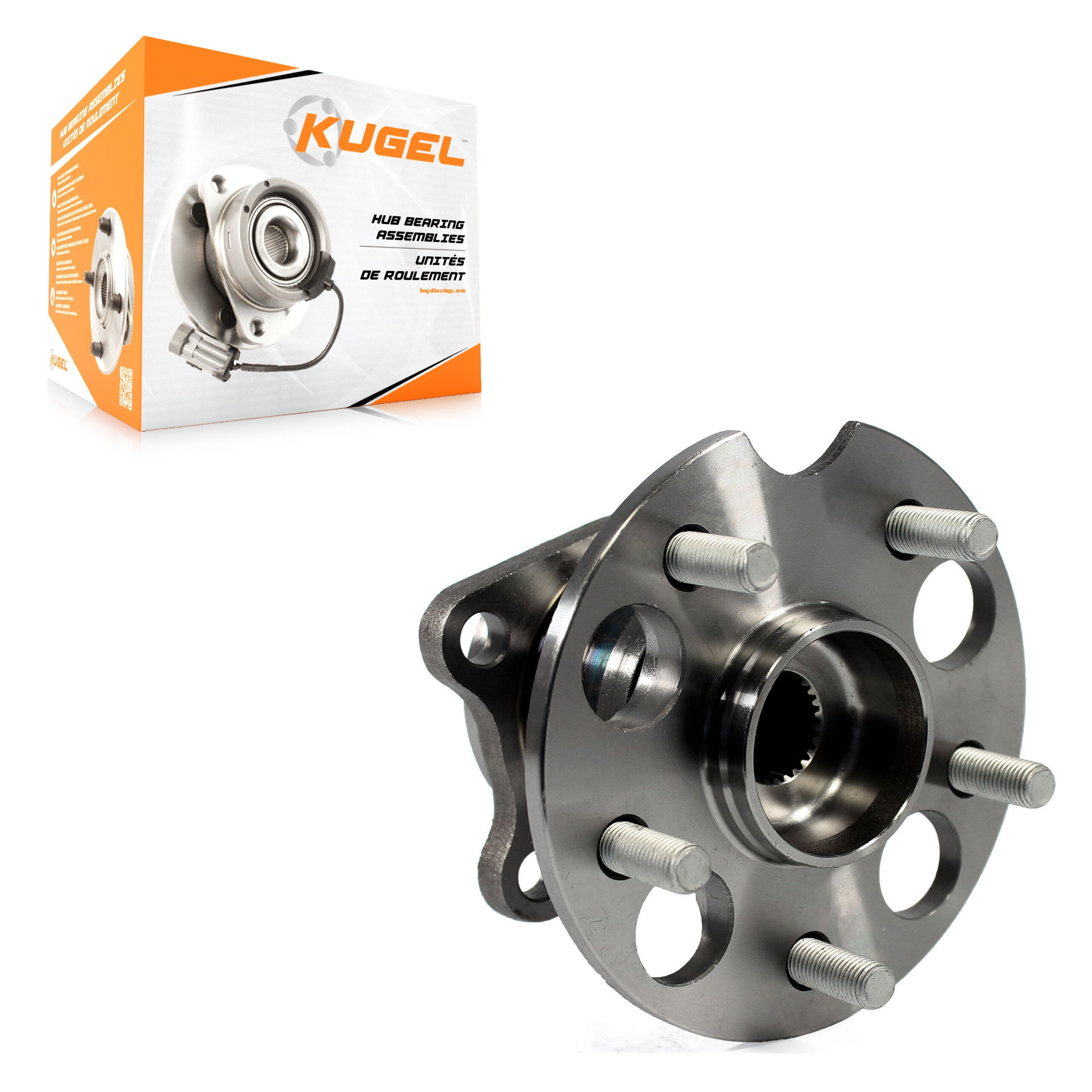 Kugel 70-512482 Wheel Bearing and Hub Assembly for 2011-2020 Toyota Sienna - Rear