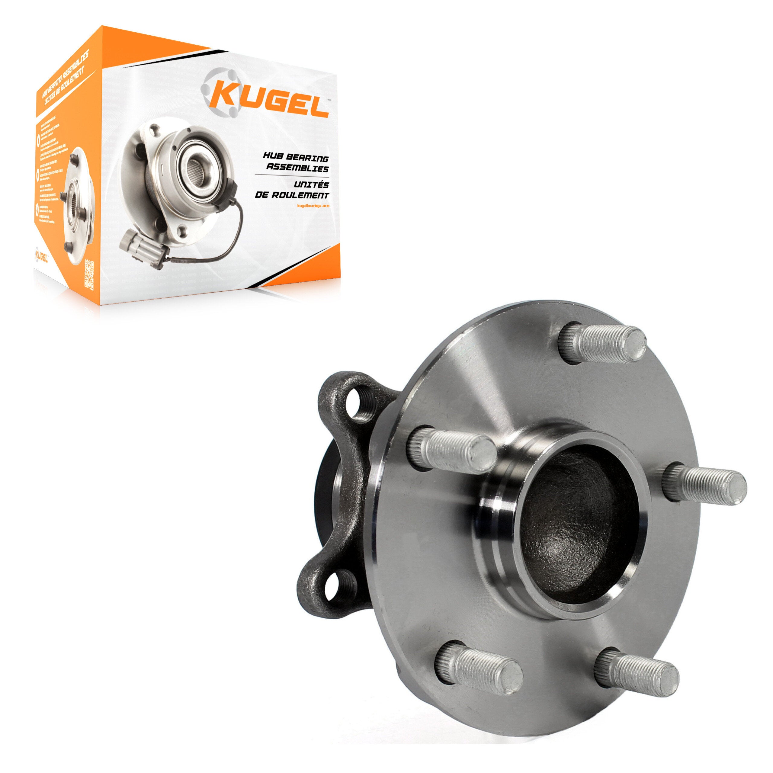 Kugel 70-512486 Wheel Bearing and Hub Assembly for 2008-2013 Suzuki SX4 - Rear