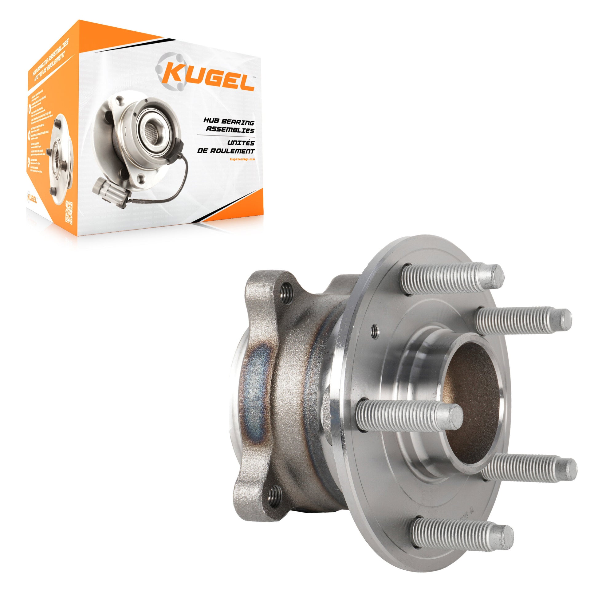 Kugel 70-512507 Wheel Bearing and Hub Assembly for 2013-2016 Chevrolet Cruze Limited, Chevrolet Cruze - Rear