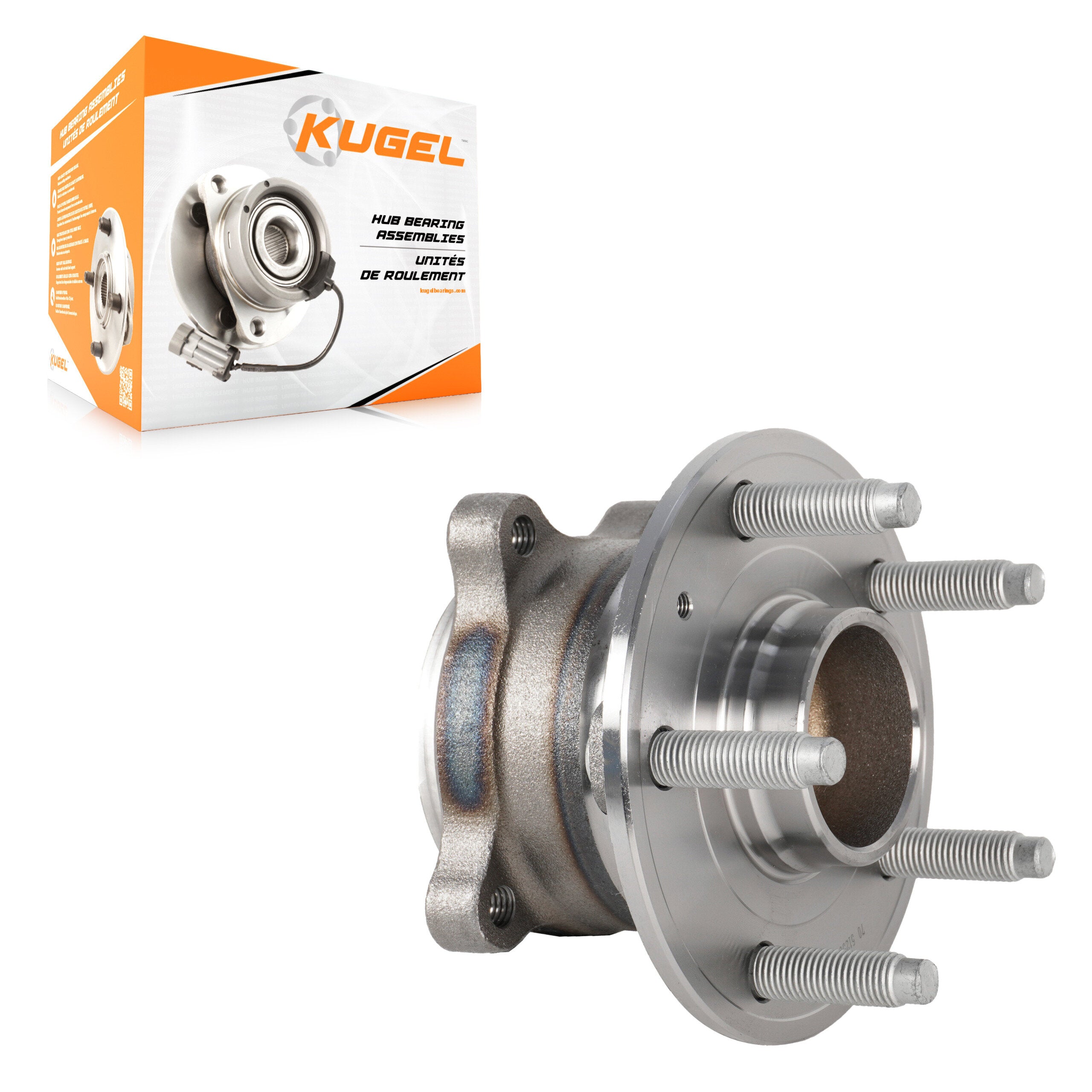 Kugel 70-512507 Wheel Bearing and Hub Assembly for 2013-2016 Chevrolet Cruze Limited, Chevrolet Cruze - Rear