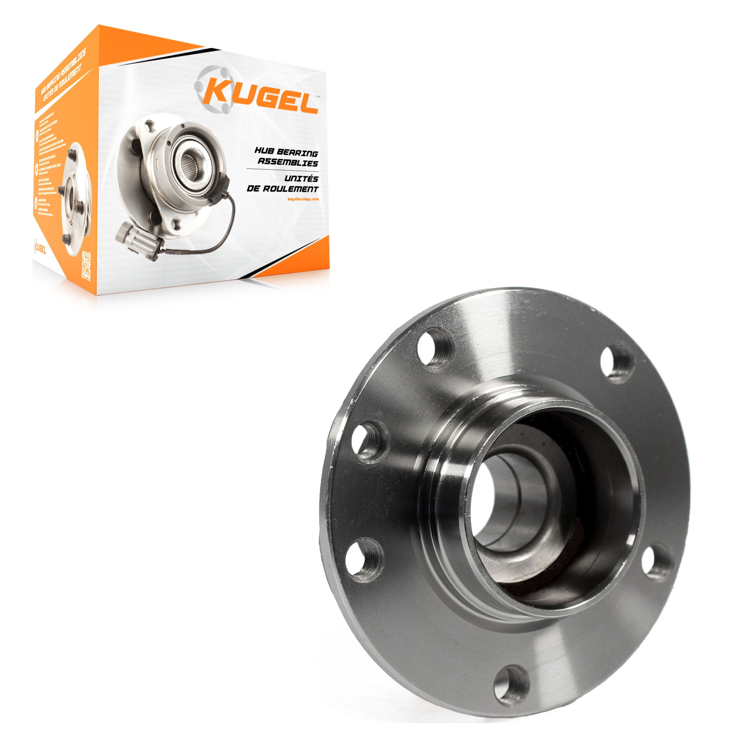 Kugel 70-512510 Wheel Bearing and Hub Assembly for 2013-2016 Dodge Dart - Rear