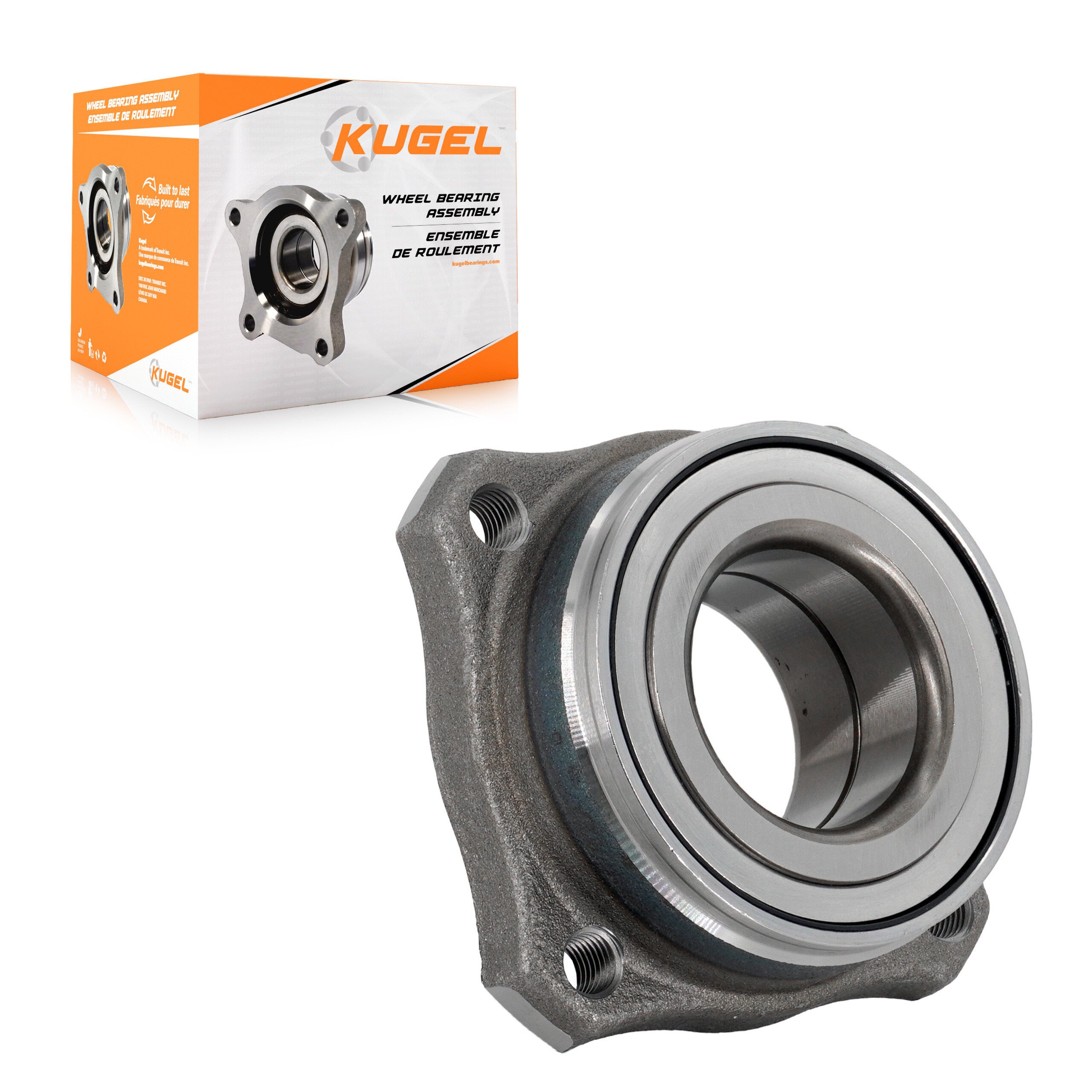 Kugel 70-512511 Wheel Bearing Assembly for 2009-2019 BMW Alpina B6 Gran Coupe, BMW 740Ld xDrive, BMW Alpina B6 xDrive Gran Coupe - Rear