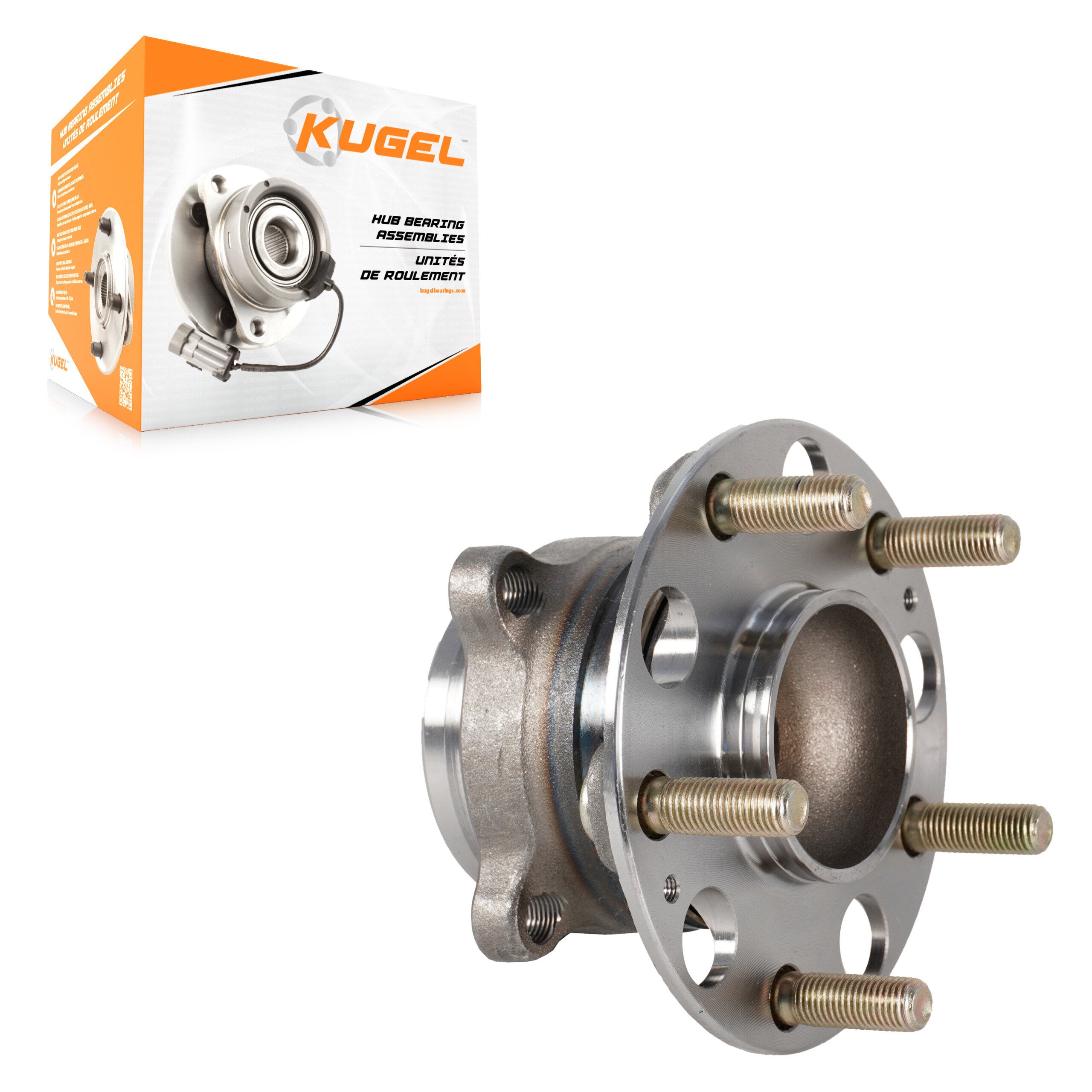 Kugel 70-512516 Wheel Bearing and Hub Assembly for 2014-2020 Honda Accord - Rear