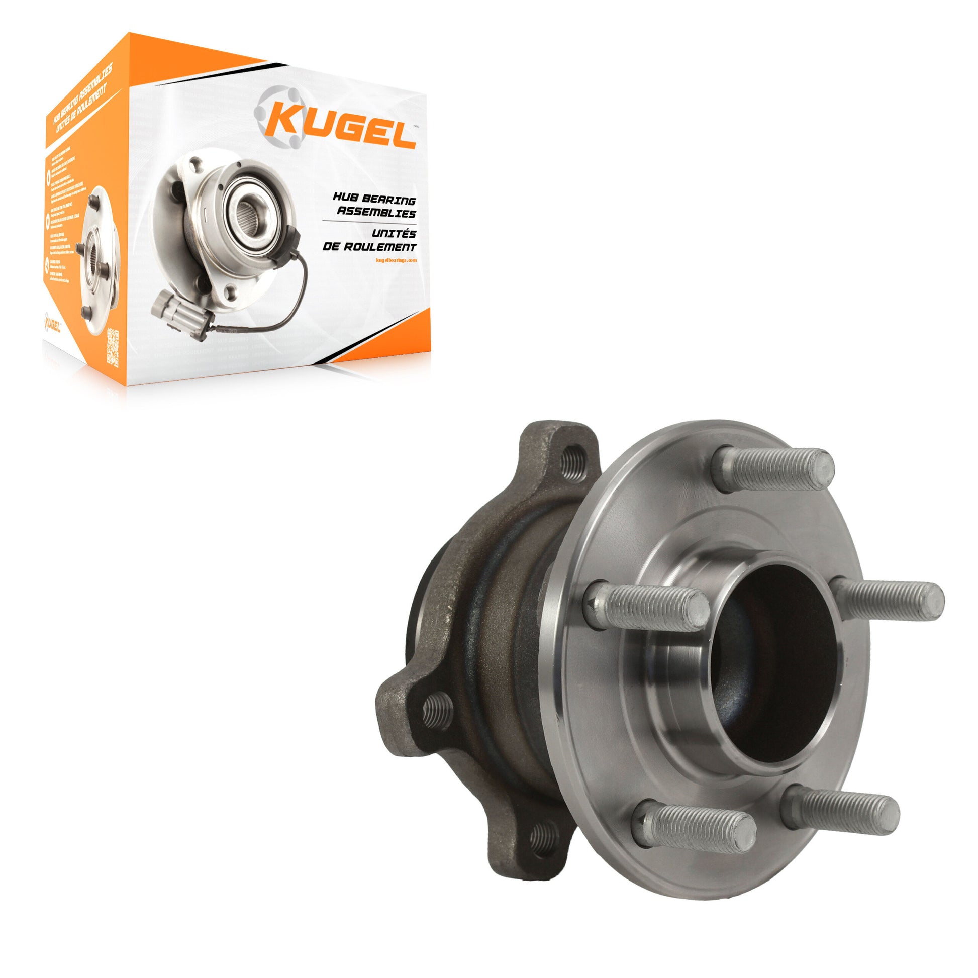Kugel 70-512525 Wheel Bearing and Hub Assembly for 2014-2018 Ford Transit Connect - Rear