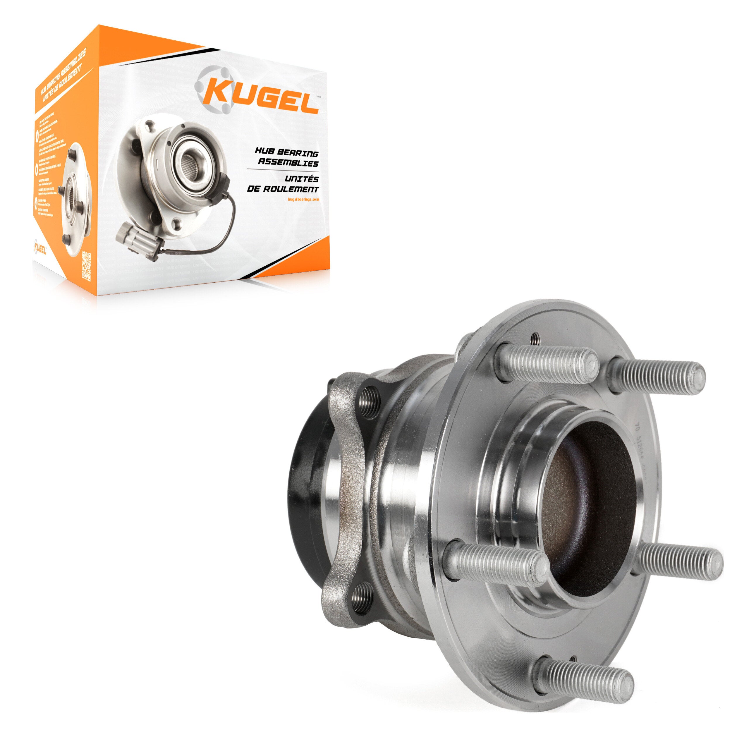 Kugel 70-512556 Wheel Bearing and Hub Assembly for 2015-2021 Kia Sedona - Rear