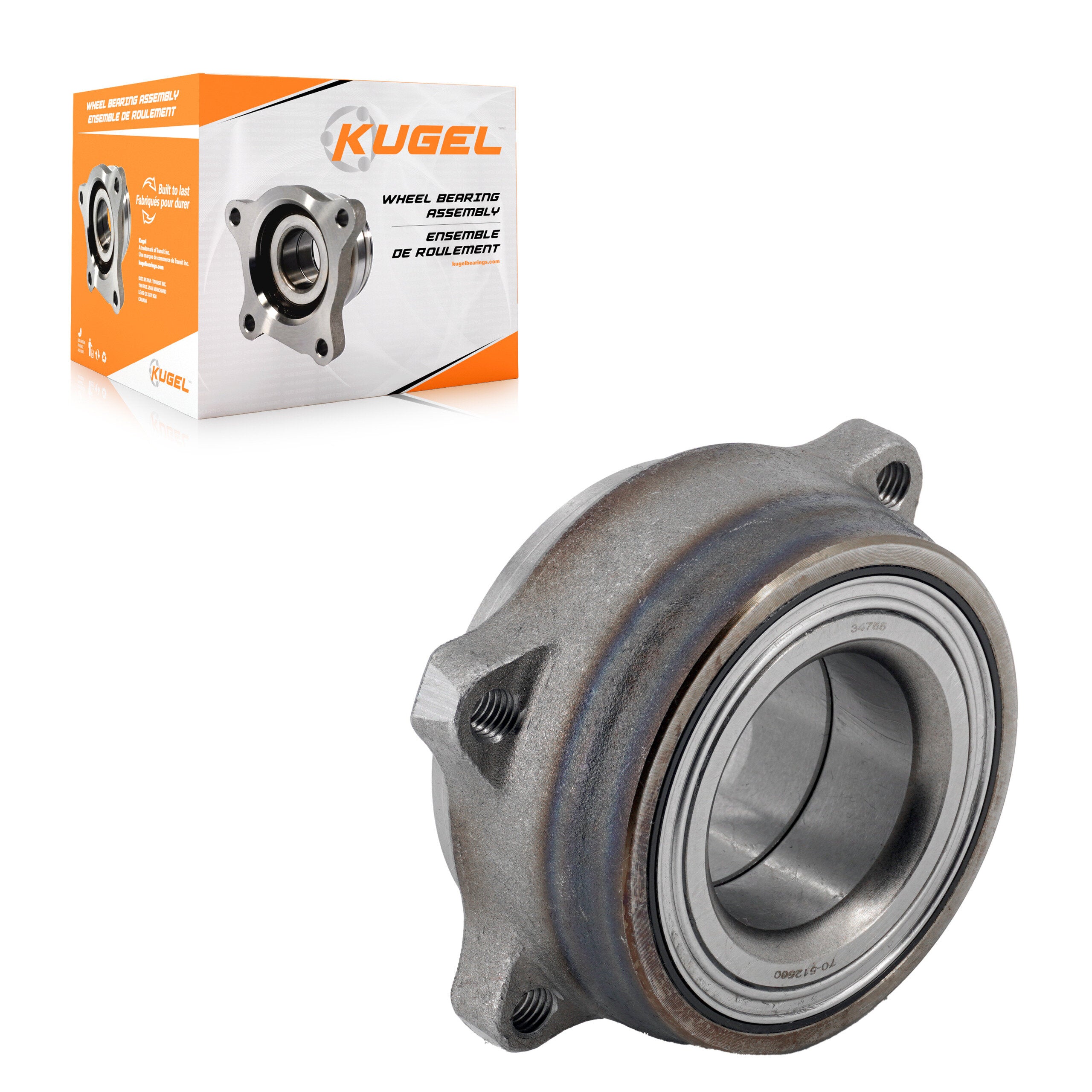 Kugel 70-512560 Wheel Bearing Assembly for 2014-2023 Mercedes-Benz E350, Mercedes-Benz S63 AMG, Mercedes-Benz CLS450 - Rear