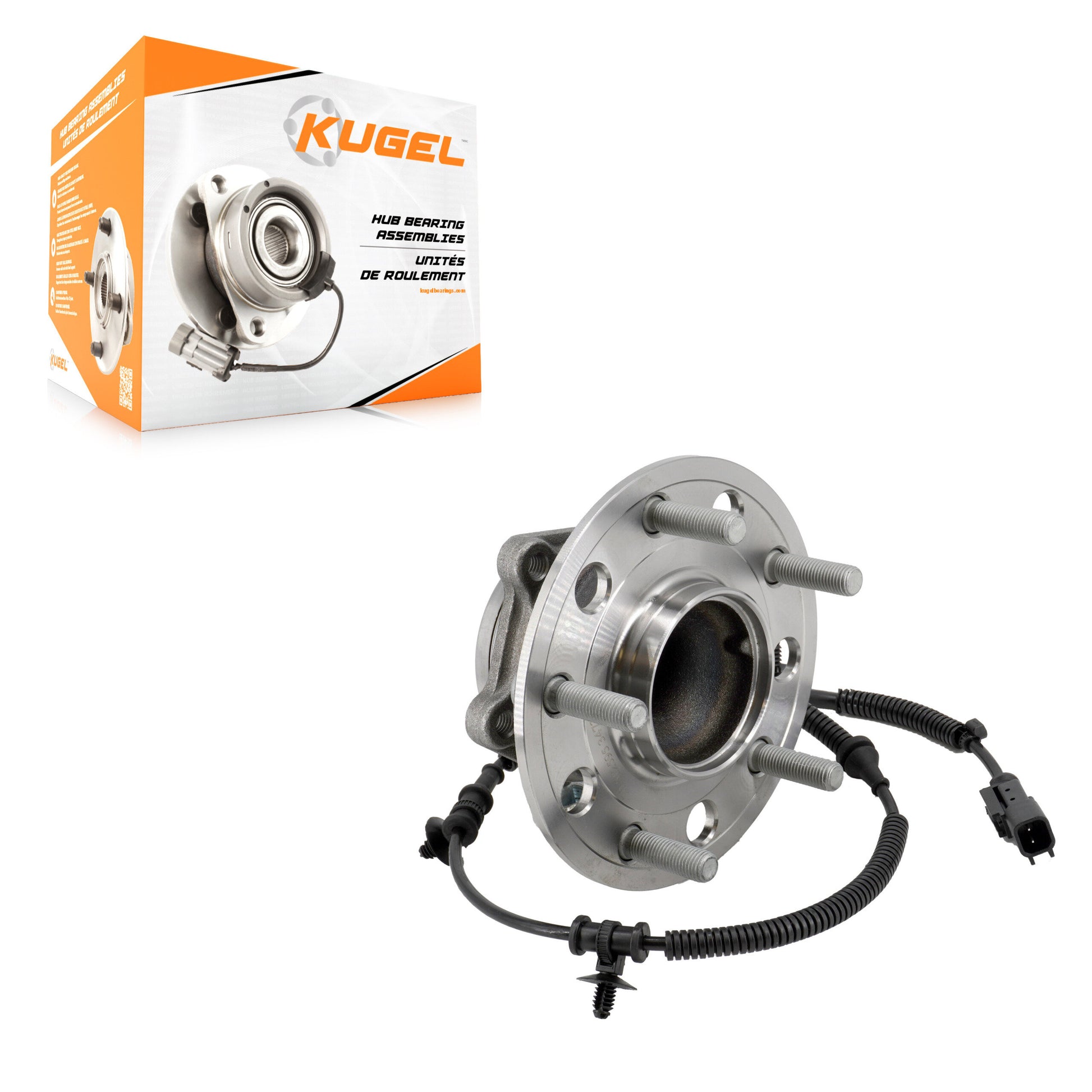 Kugel 70-512595 Wheel Bearing and Hub Assembly for 2017-2019 Chrysler Pacifica - Rear