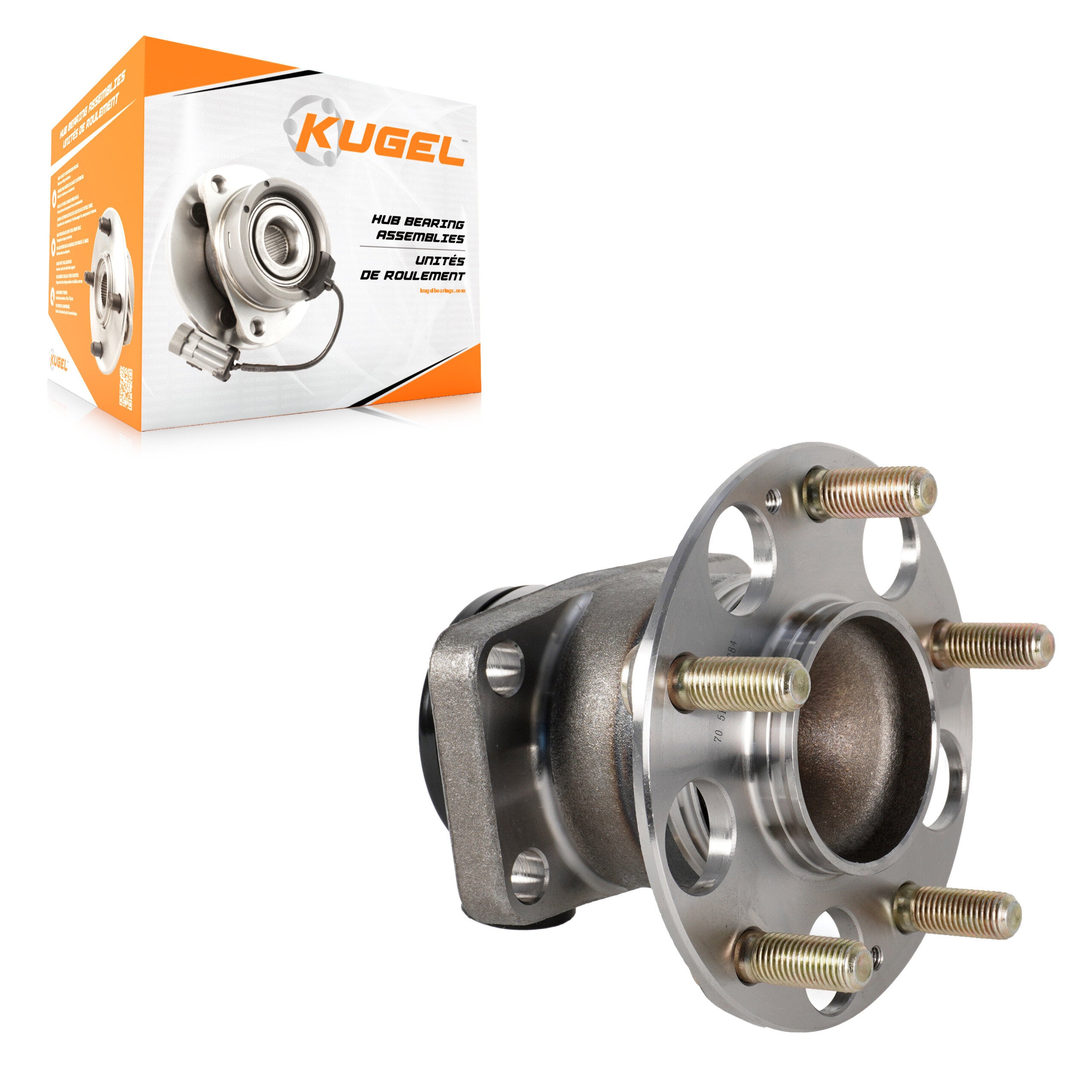 Kugel 70-512630 Wheel Bearing and Hub Assembly for 2016-2022 Honda HR-V - Rear