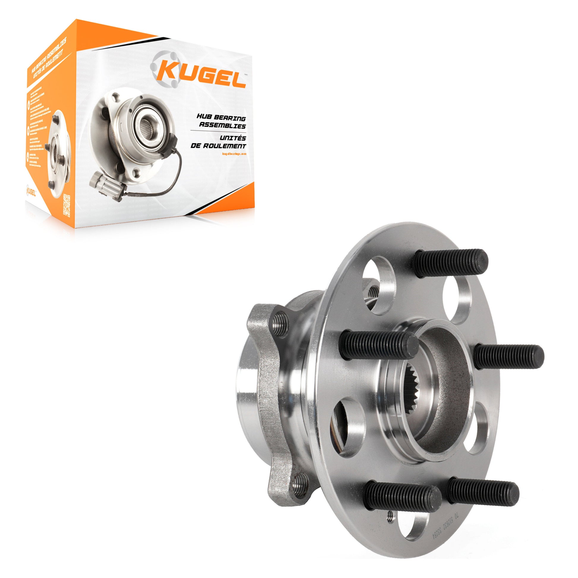 Kugel 70-512632 Wheel Bearing and Hub Assembly for 2017-2023 Honda CR-V - Rear